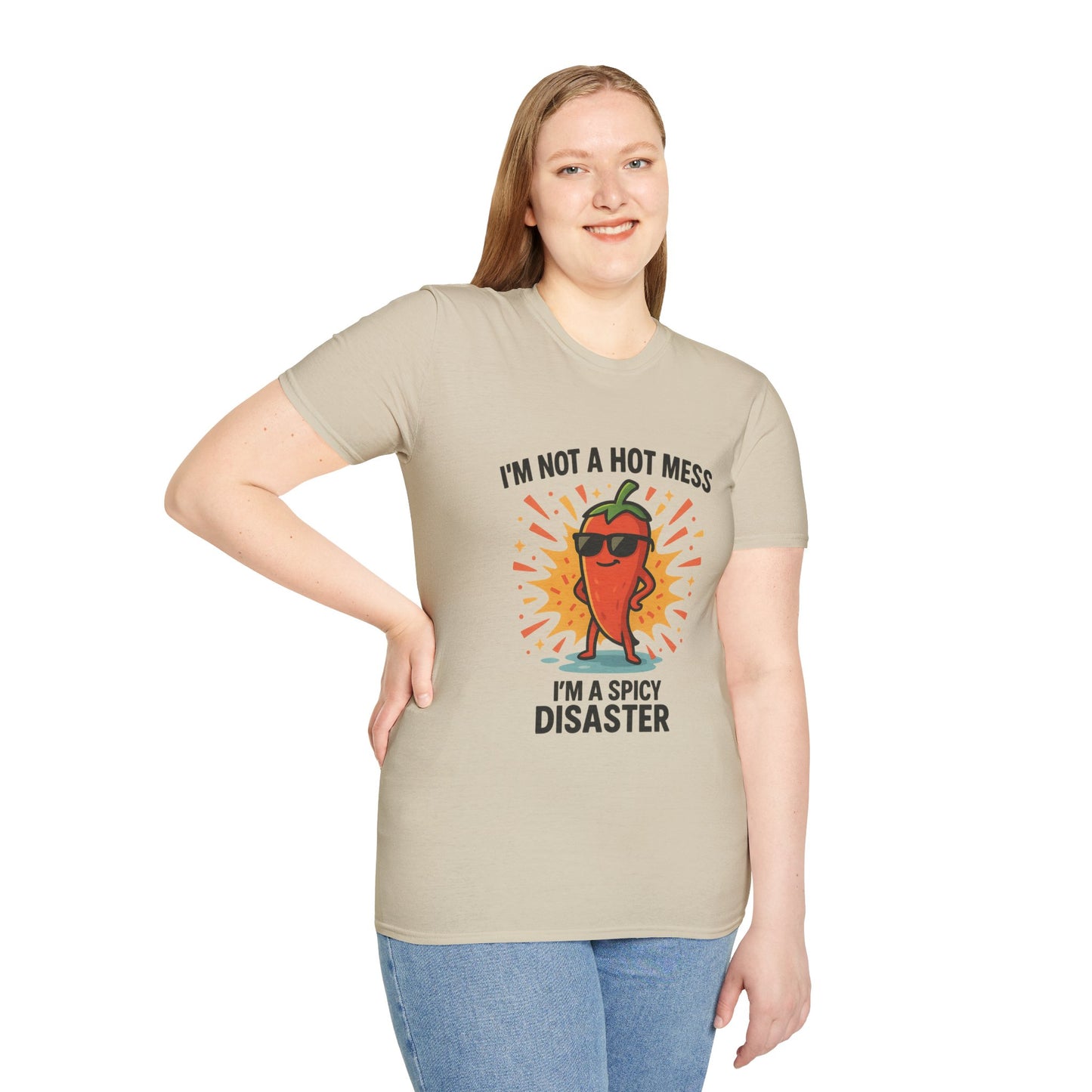 Spicy Disaster T-Shirt - Funny Unisex Tee, Gift for Friends, Casual Wear, Humorous Apparel, Birthday Gift, Summer Vibes