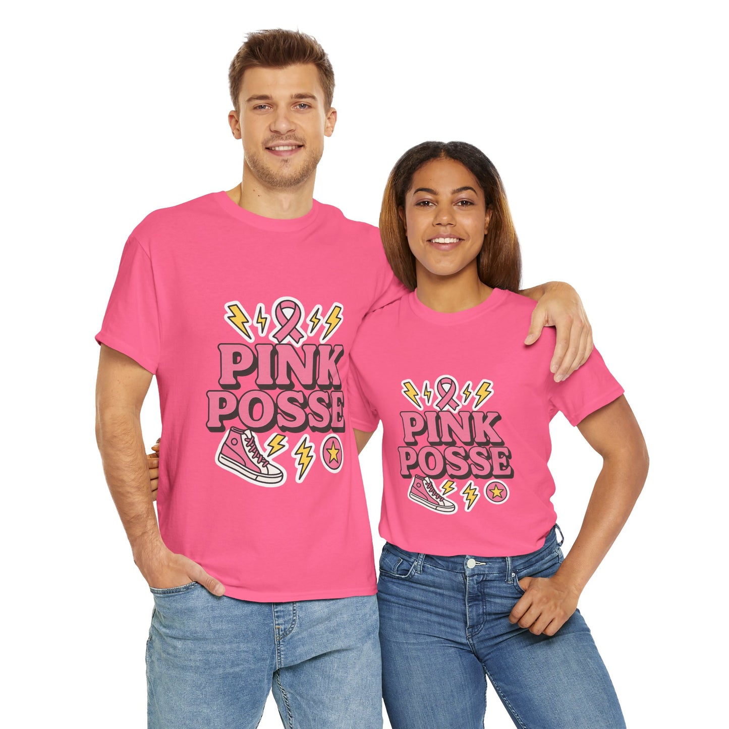 Pink Posse | Retro Breast Cancer Awareness Tee