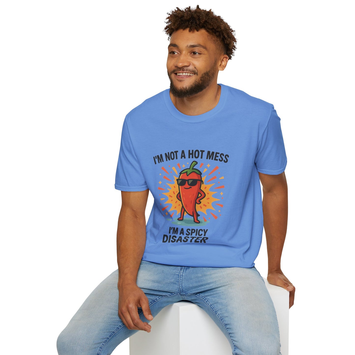 Spicy Disaster T-Shirt - Funny Unisex Tee, Gift for Friends, Casual Wear, Humorous Apparel, Birthday Gift, Summer Vibes