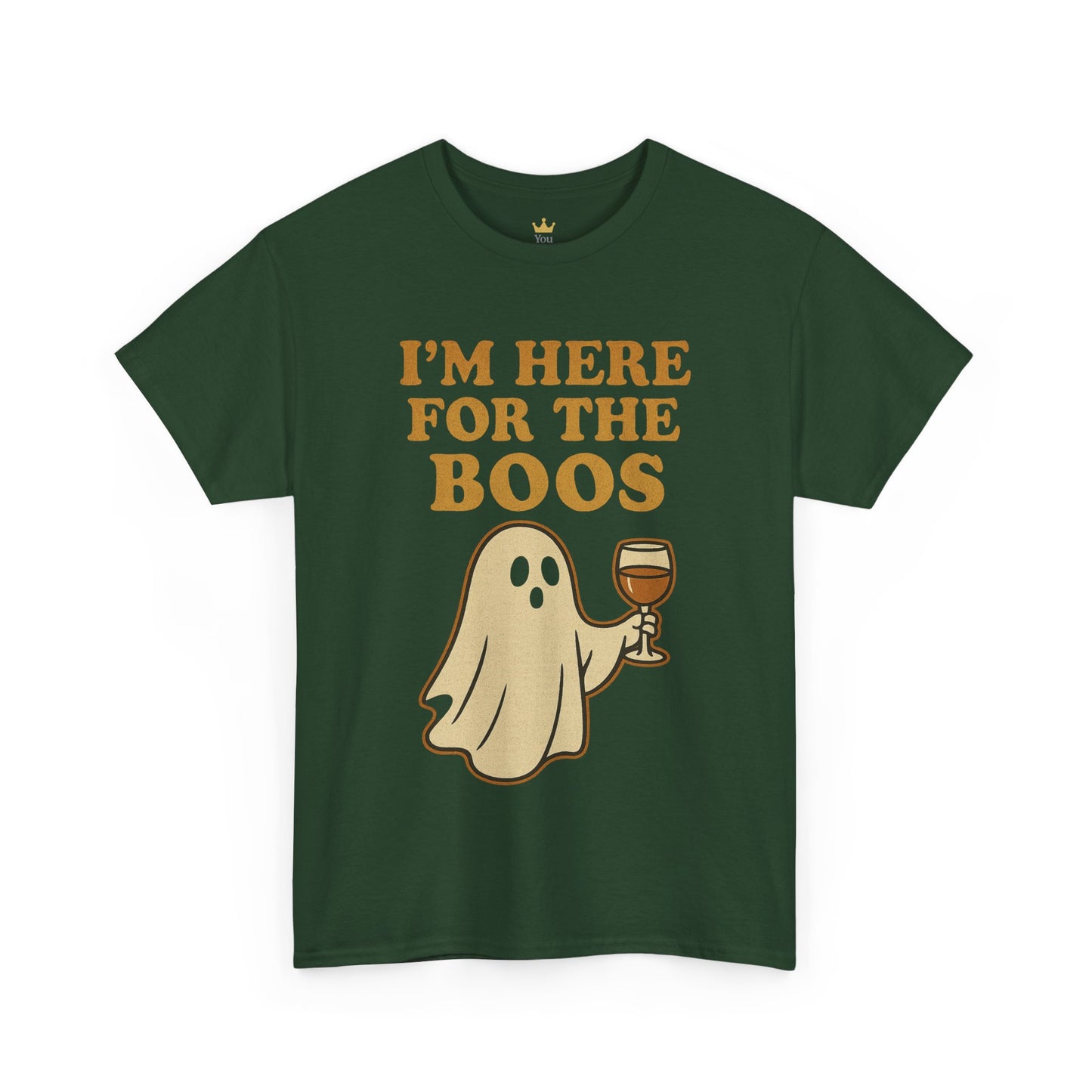 I'm Here for the Boos | Funny Halloween Wine Shirt