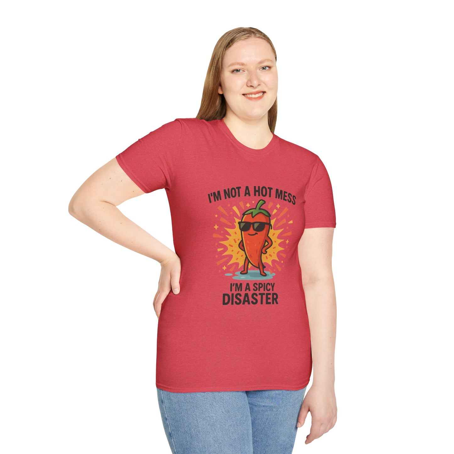 Spicy Disaster T-Shirt - Funny Unisex Tee, Gift for Friends, Casual Wear, Humorous Apparel, Birthday Gift, Summer Vibes