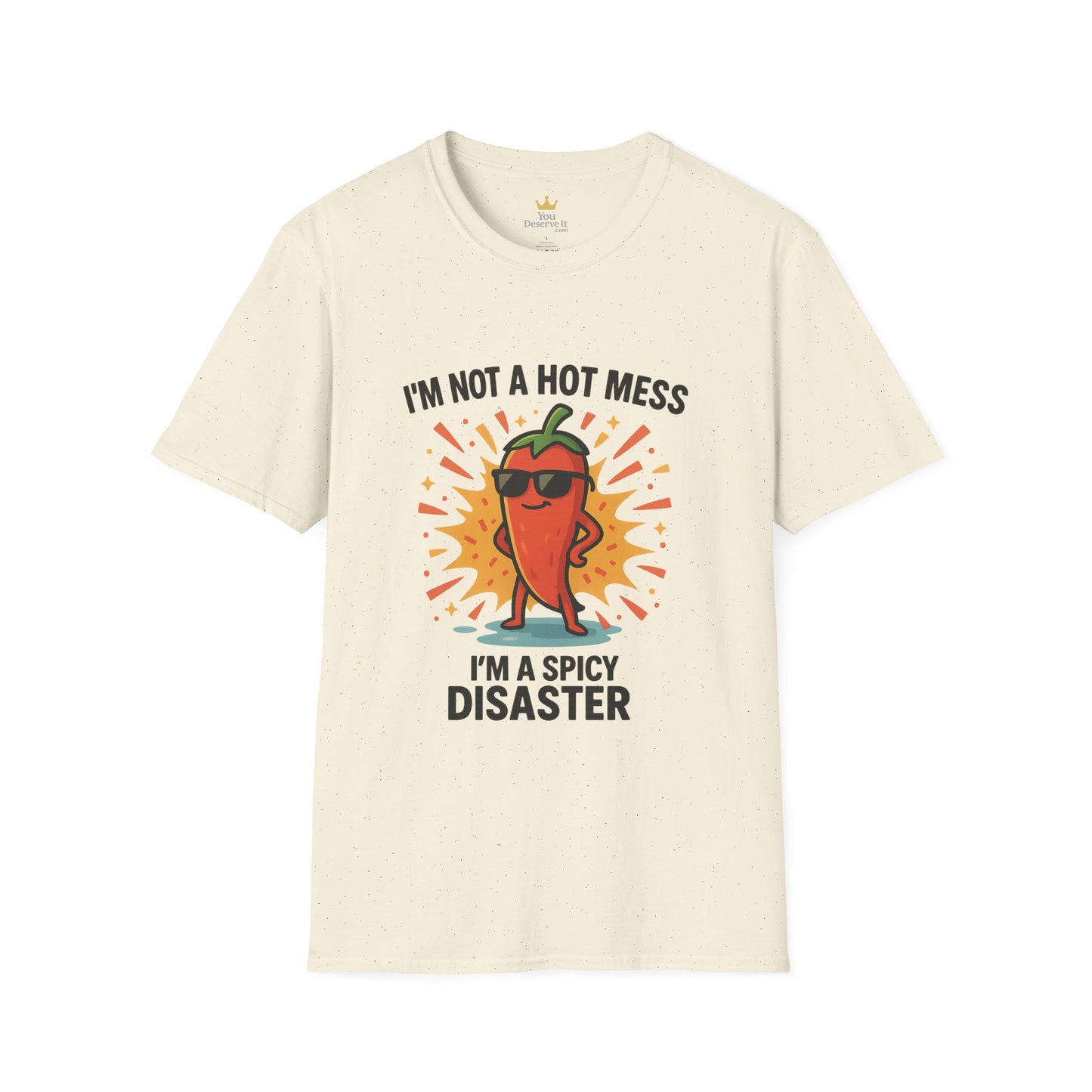 Spicy Disaster T-Shirt - Funny Unisex Tee, Gift for Friends, Casual Wear, Humorous Apparel, Birthday Gift, Summer Vibes