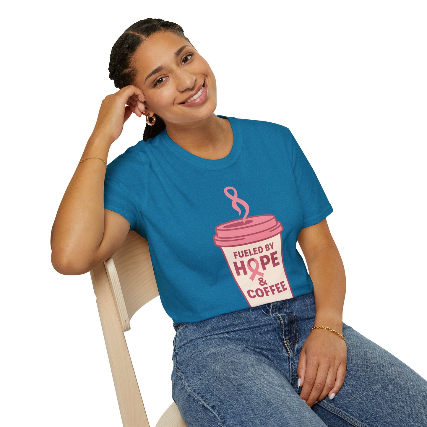 Fueled by Hope & Coffee | Inspirational Graphic Tee