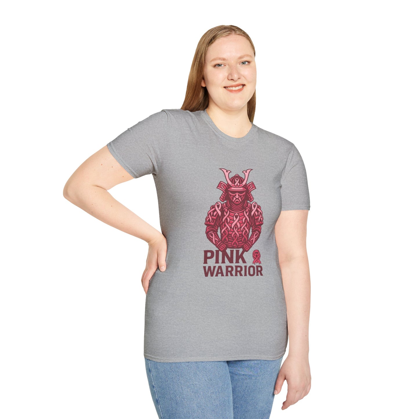 Pink Warrior Samurai T-Shirt | Breast Cancer Awareness Shirt for Fighters and Supporters