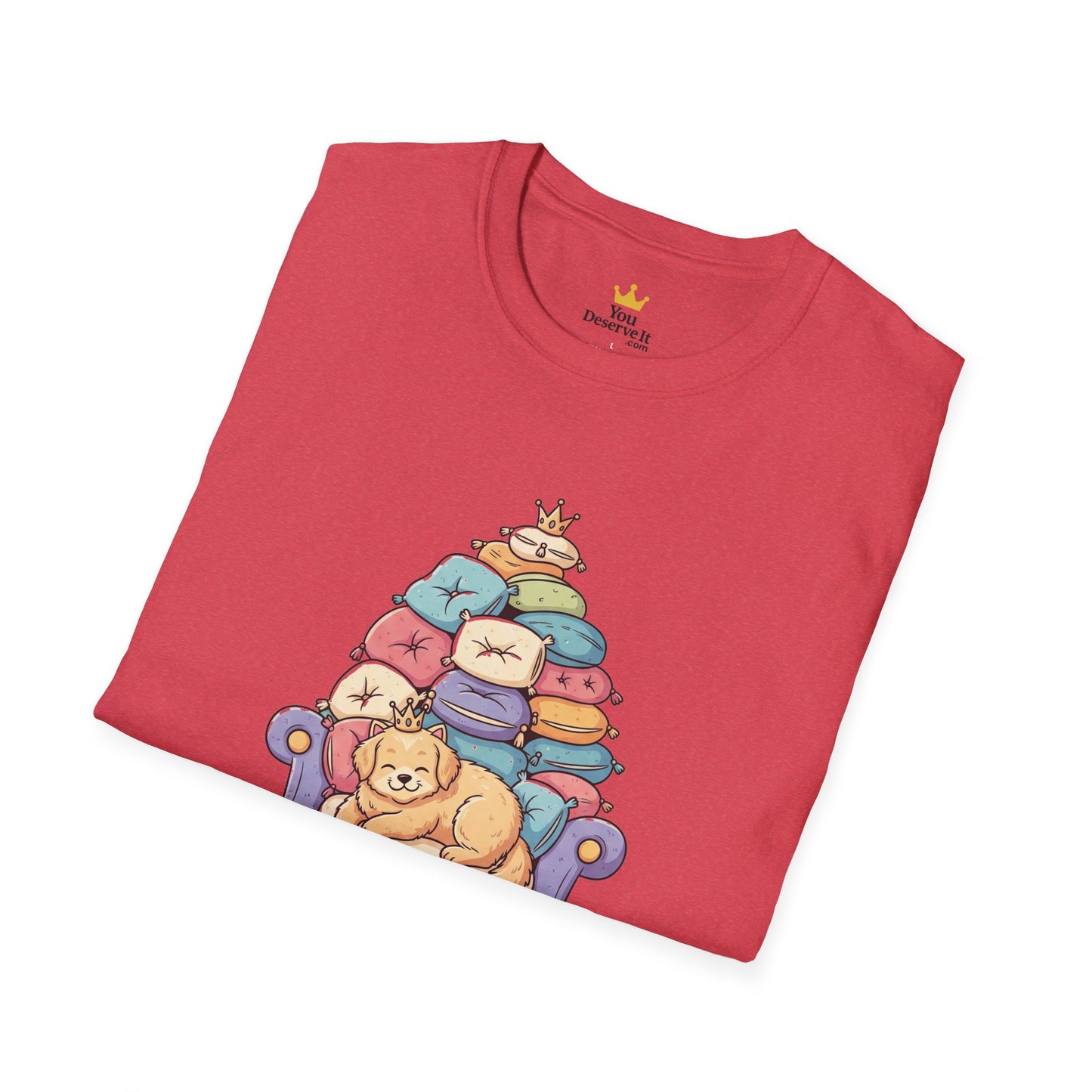 Couch Commander T-Shirt, Funny Pet Lover Tee, Dog Themed Gift, Cozy Everyday Shirt, Humorous Animal Apparel, Relaxation Top