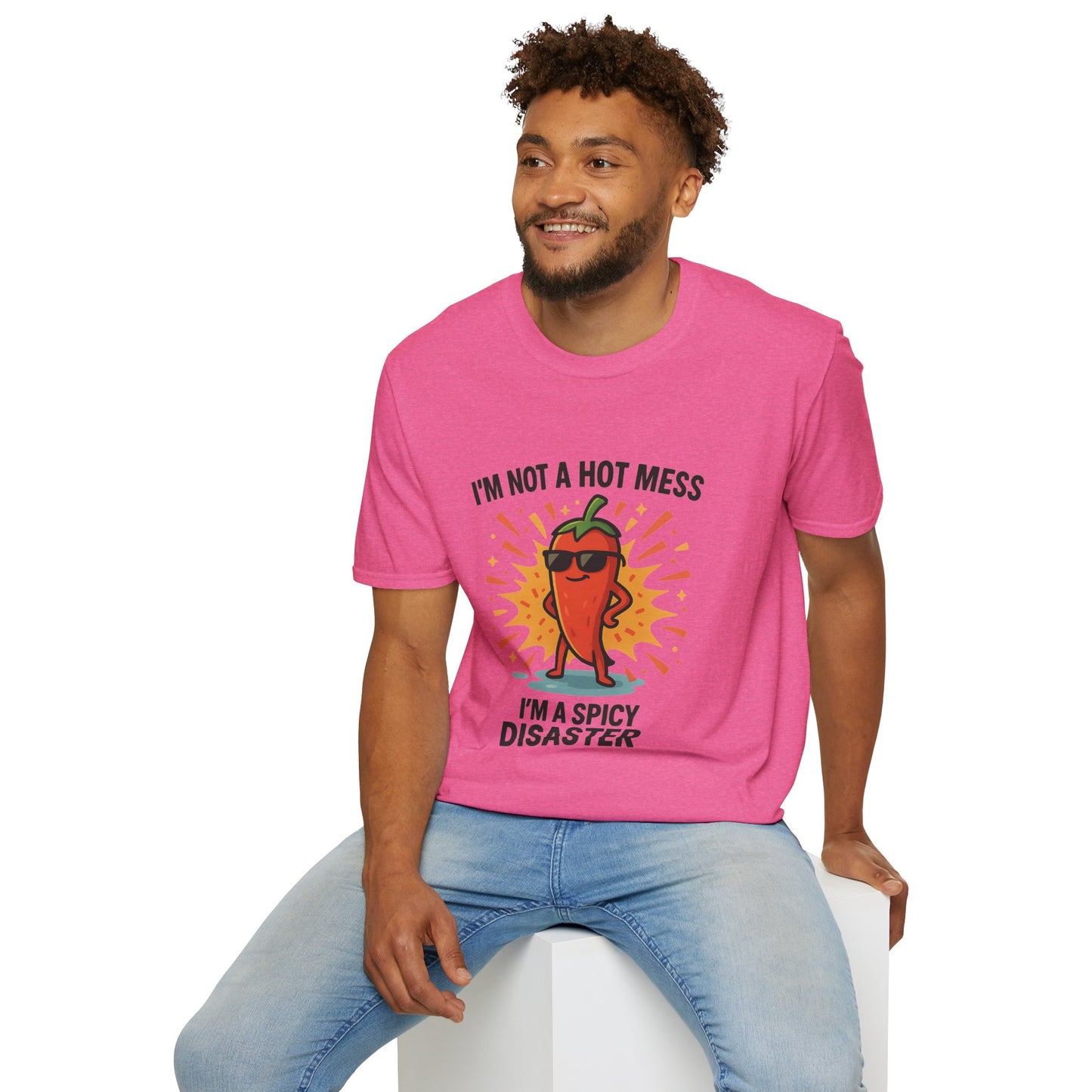 Spicy Disaster T-Shirt - Funny Unisex Tee, Gift for Friends, Casual Wear, Humorous Apparel, Birthday Gift, Summer Vibes