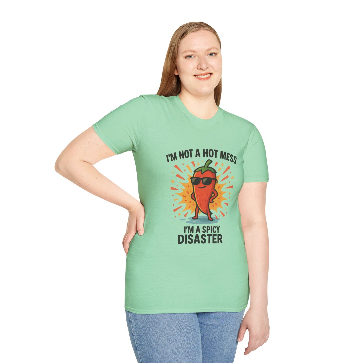 Spicy Disaster T-Shirt - Funny Unisex Tee, Gift for Friends, Casual Wear, Humorous Apparel, Birthday Gift, Summer Vibes