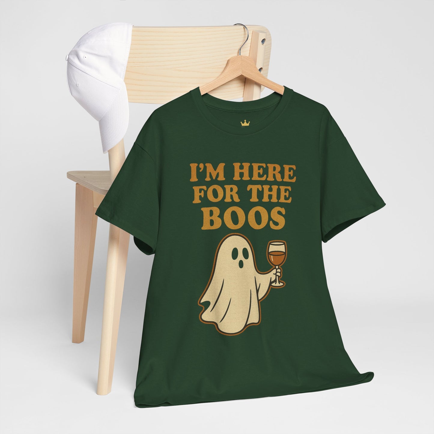 I'm Here for the Boos | Funny Halloween Wine Shirt
