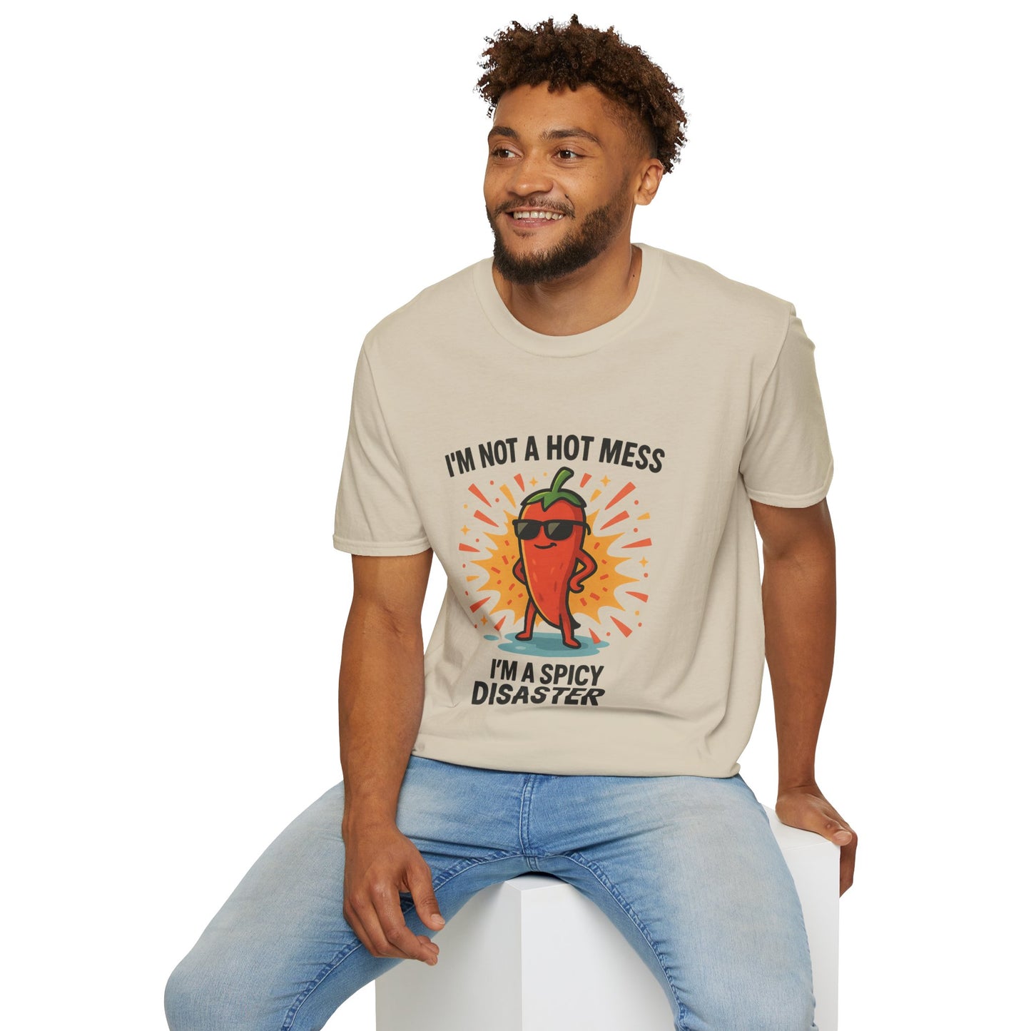 Spicy Disaster T-Shirt - Funny Unisex Tee, Gift for Friends, Casual Wear, Humorous Apparel, Birthday Gift, Summer Vibes