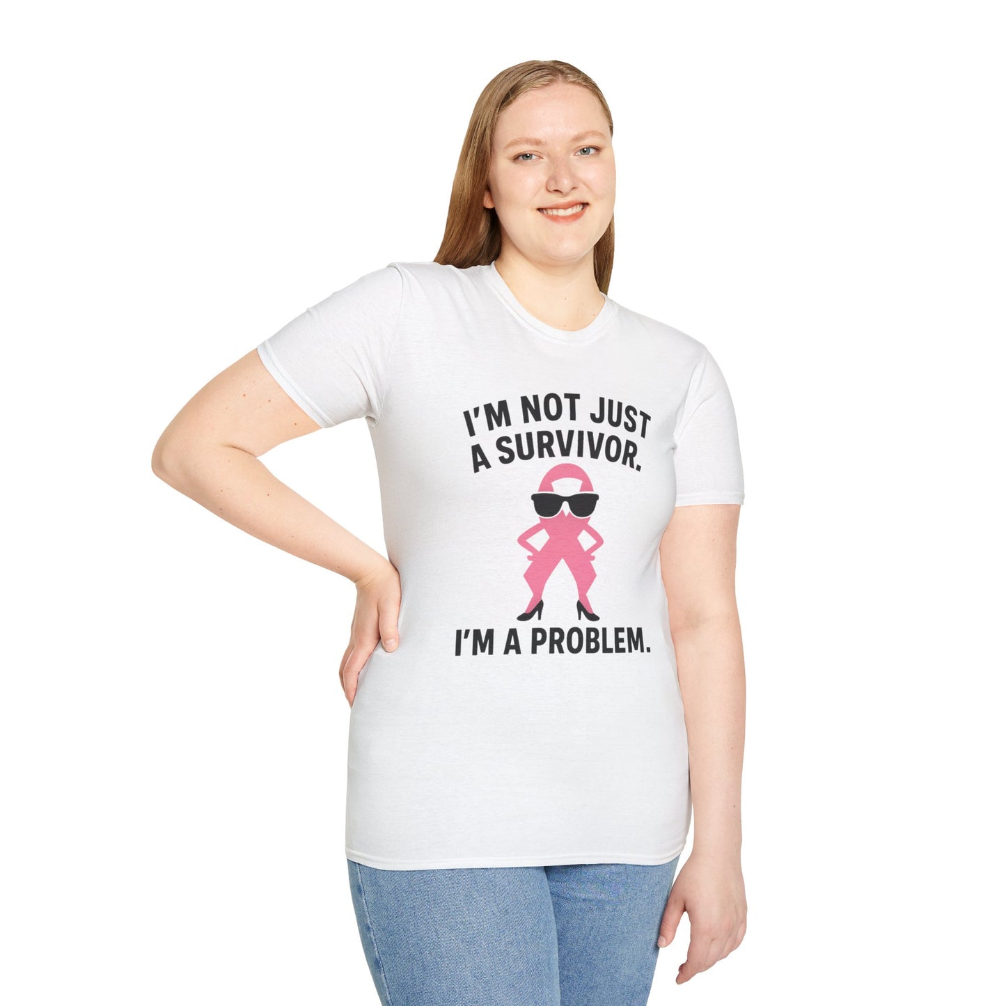 Not Just a Survivor | I'm a Problem | Breast Cancer Attitude Tee