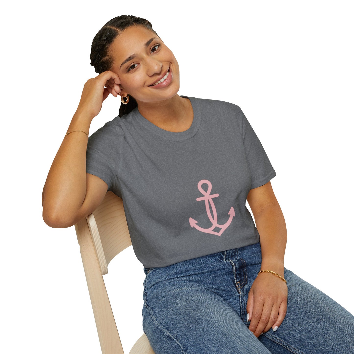 Anchor of Hope | Minimalist Breast Cancer Awareness Shirt