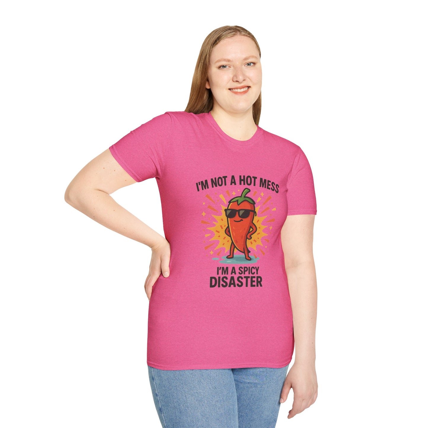 Spicy Disaster T-Shirt - Funny Unisex Tee, Gift for Friends, Casual Wear, Humorous Apparel, Birthday Gift, Summer Vibes