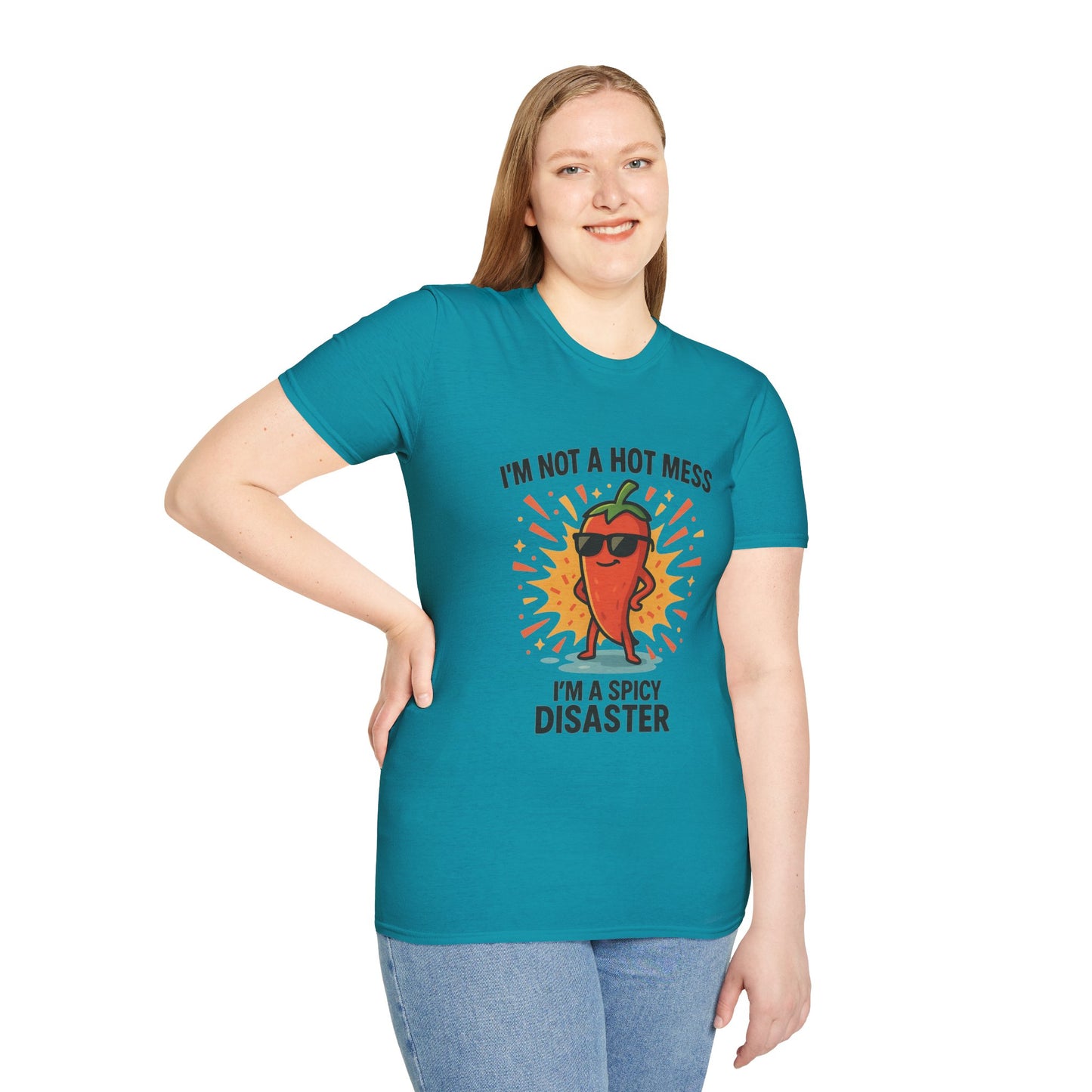 Spicy Disaster T-Shirt - Funny Unisex Tee, Gift for Friends, Casual Wear, Humorous Apparel, Birthday Gift, Summer Vibes