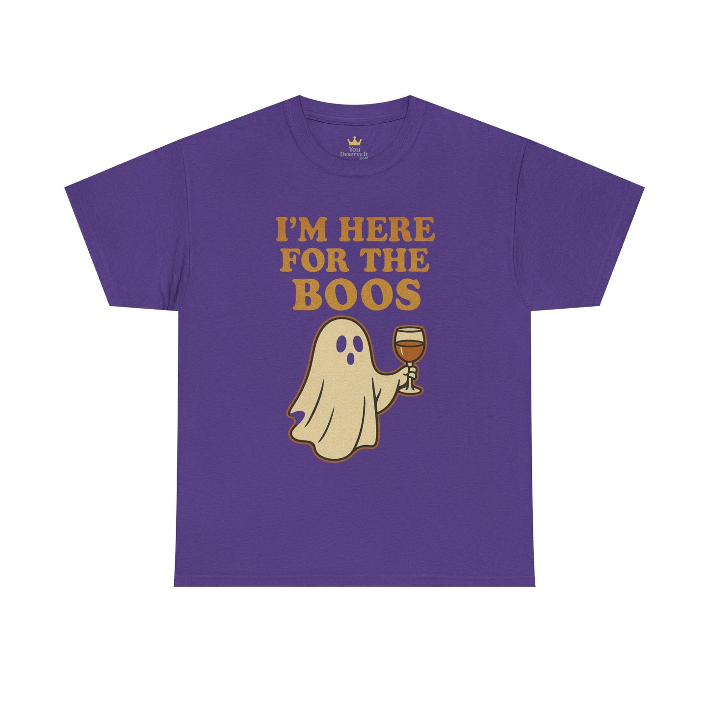 I'm Here for the Boos | Funny Halloween Wine Shirt
