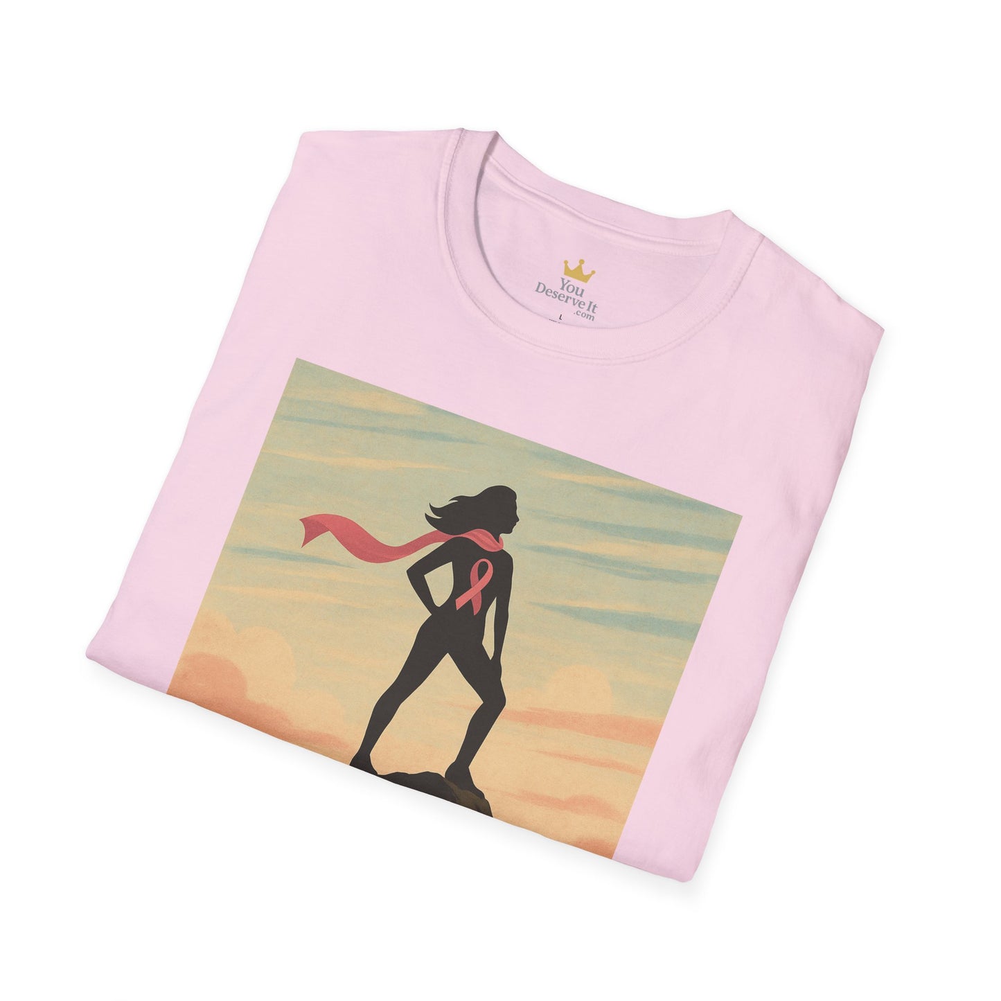 Still Standing Shirt | Breast Cancer Survivor Graphic Tee | Warrior Woman Ribbon Shirt