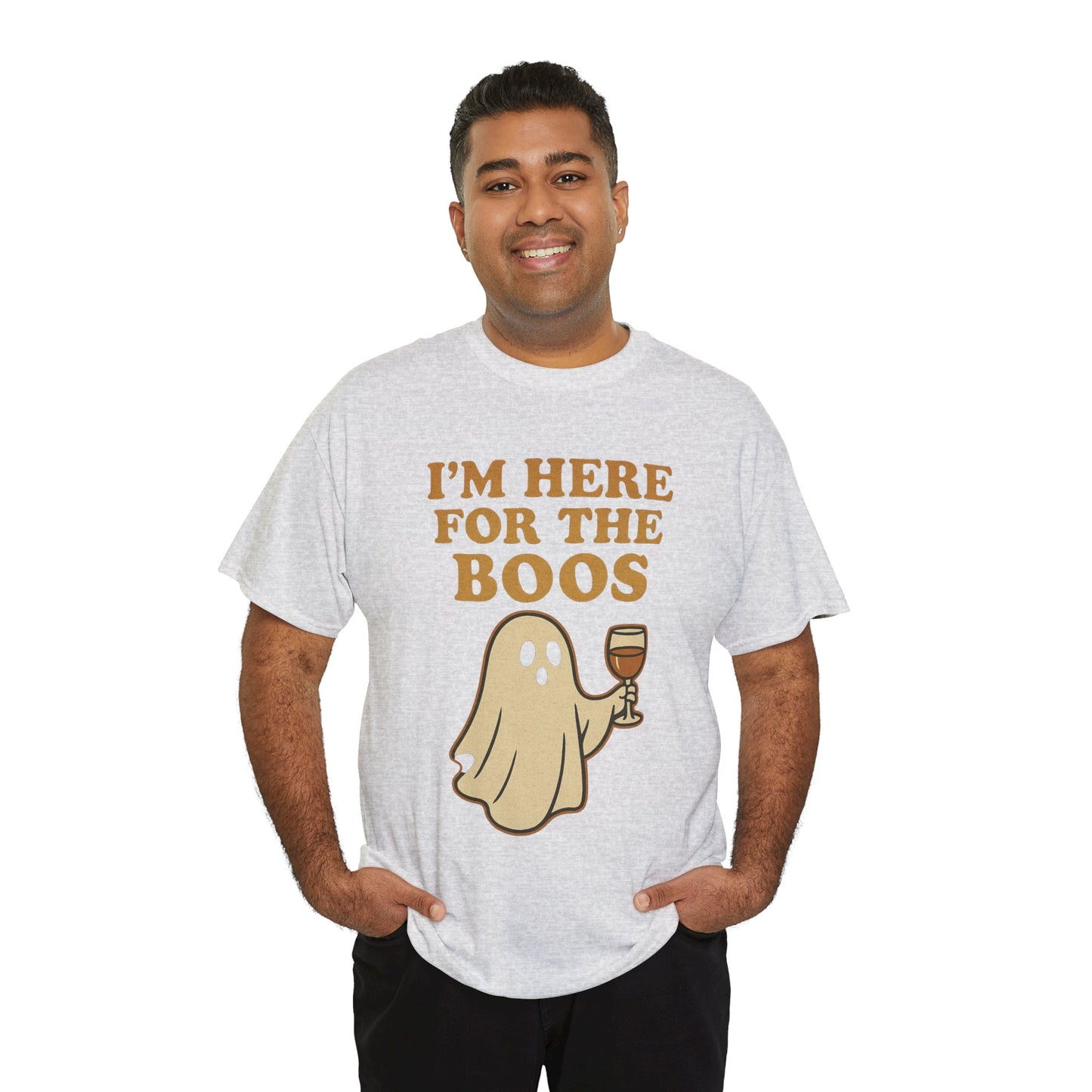 I'm Here for the Boos | Funny Halloween Wine Shirt