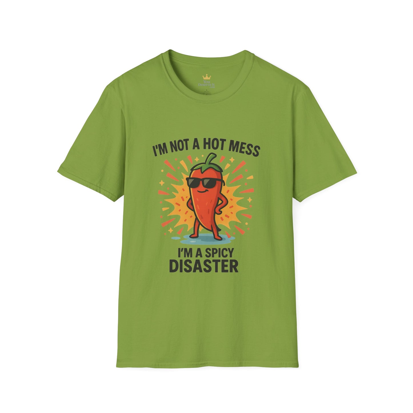 Spicy Disaster T-Shirt - Funny Unisex Tee, Gift for Friends, Casual Wear, Humorous Apparel, Birthday Gift, Summer Vibes