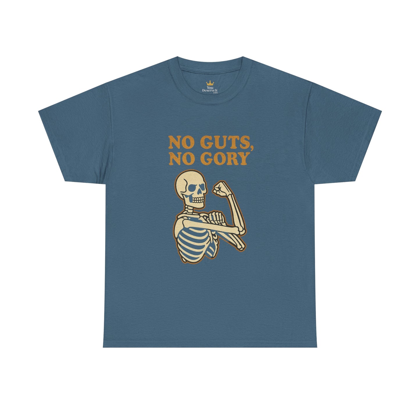 No Guts, No Gory | Halloween Skeleton Motivation Tee