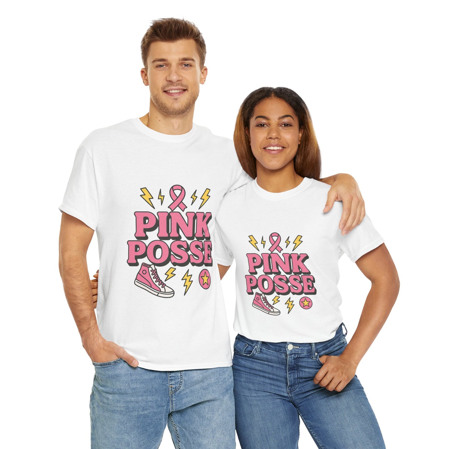 Pink Posse | Retro Breast Cancer Awareness Tee