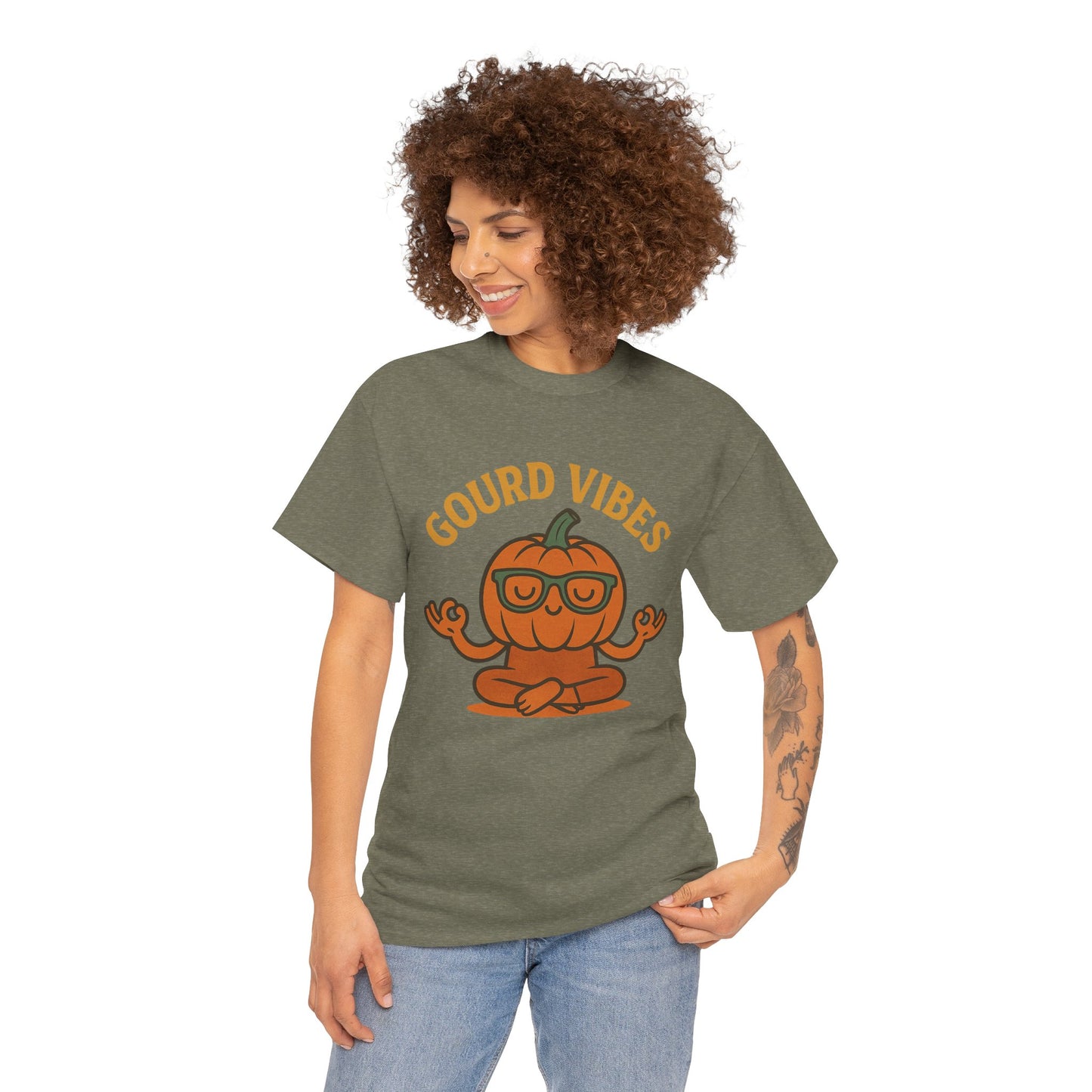 Gourd Vibes Only | Zen Pumpkin Fall Shirt