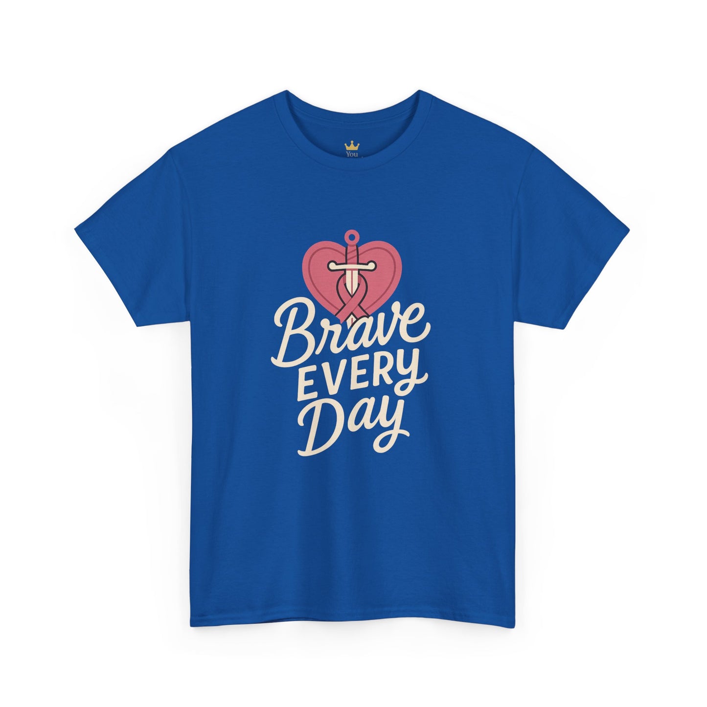 Brave Every Day Shirt | Breast Cancer Awareness Support Tee | Inspirational Courage Graphic T-Shirt