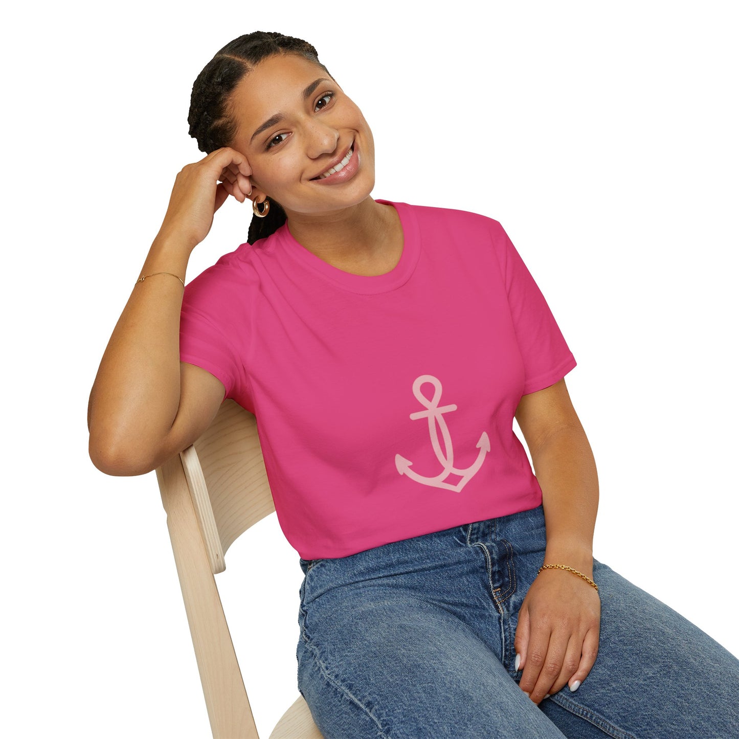 Anchor of Hope | Minimalist Breast Cancer Awareness Shirt
