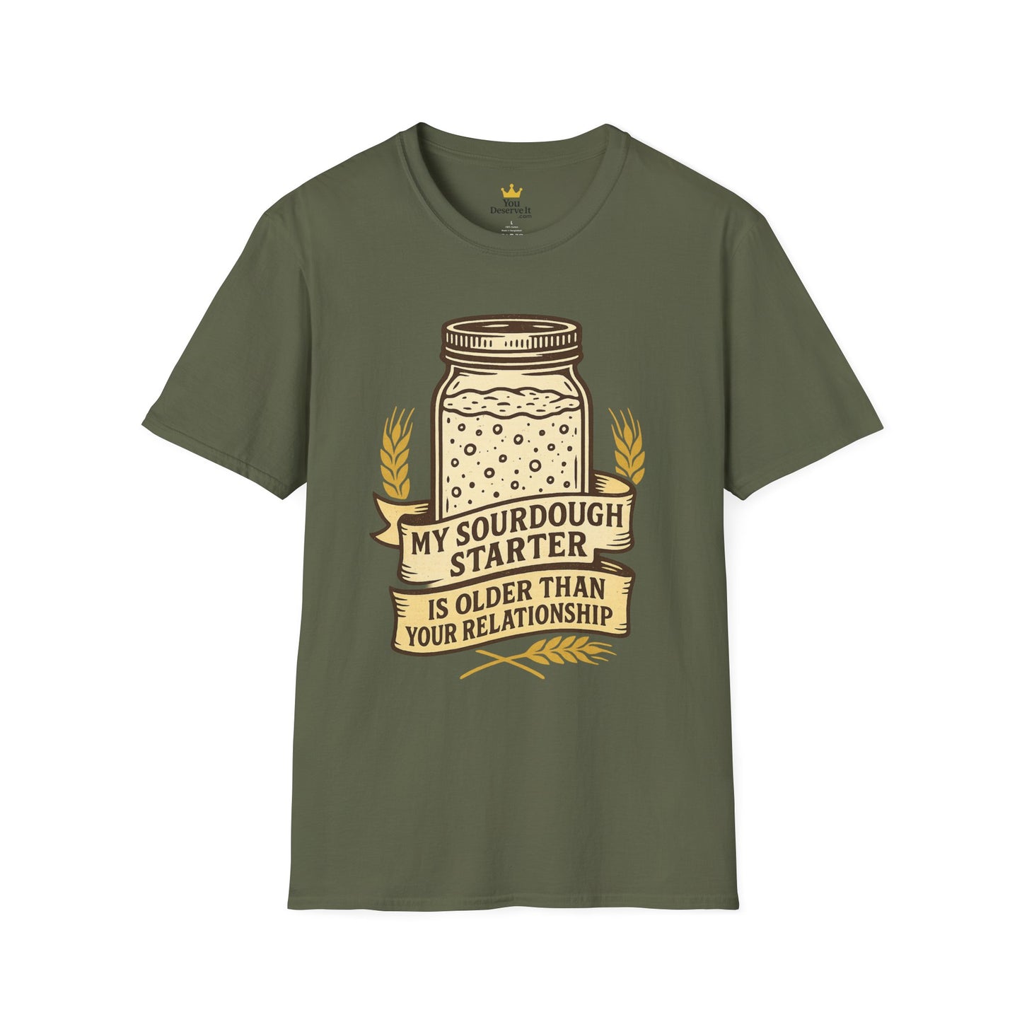 My Sourdough Starter Is Older Than Your Relationship – Vintage Bread Lover T-Shirt