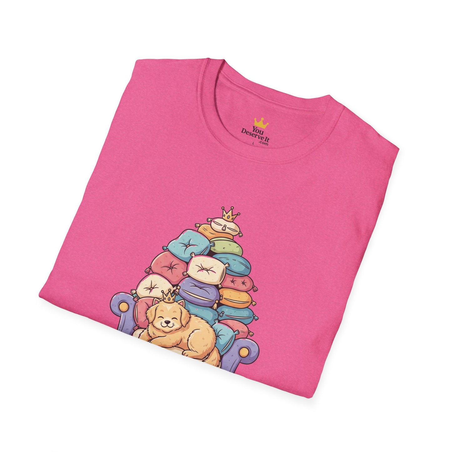 Couch Commander T-Shirt, Funny Pet Lover Tee, Dog Themed Gift, Cozy Everyday Shirt, Humorous Animal Apparel, Relaxation Top
