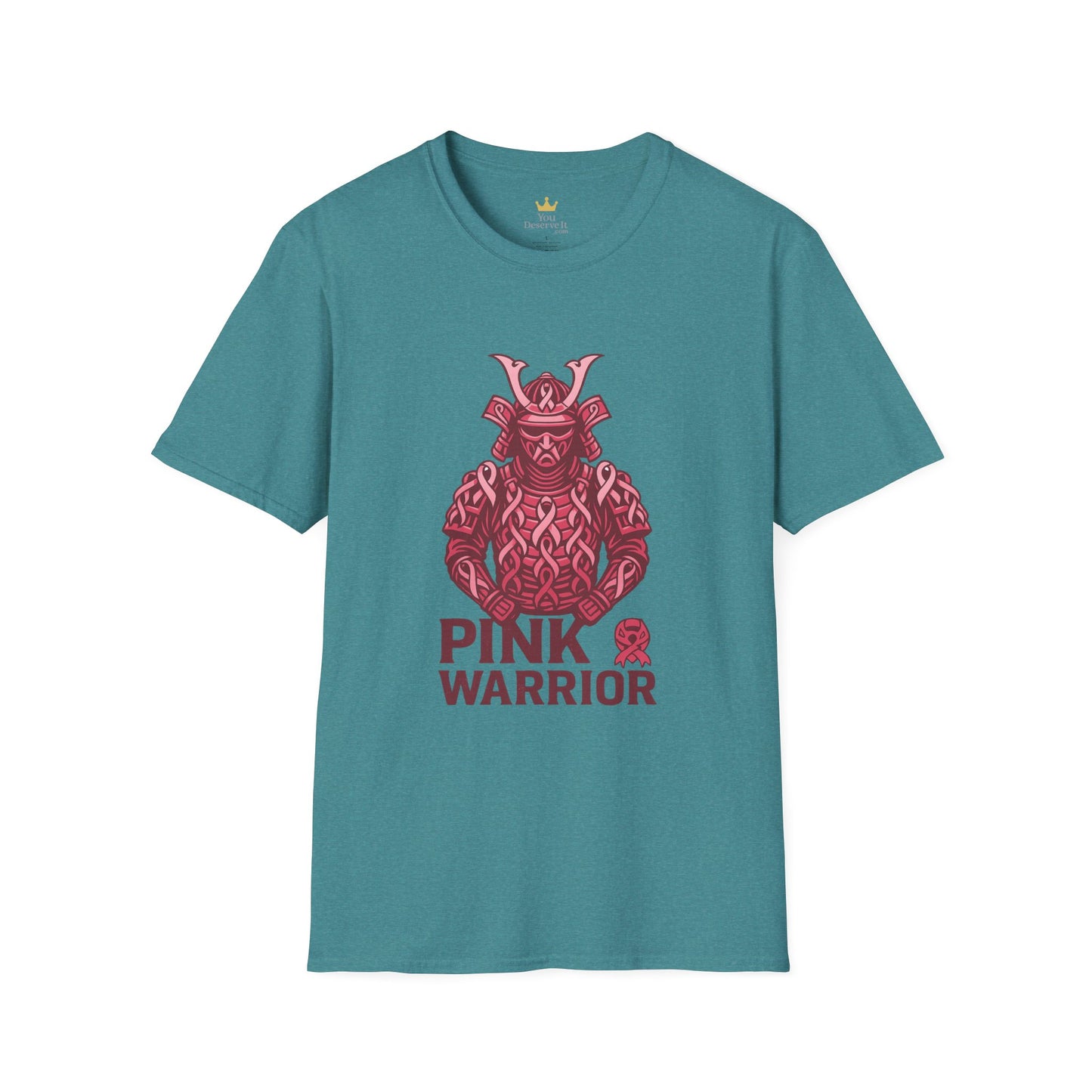 Pink Warrior Samurai T-Shirt | Breast Cancer Awareness Shirt for Fighters and Supporters