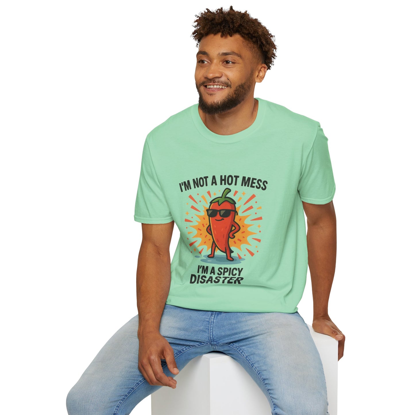 Spicy Disaster T-Shirt - Funny Unisex Tee, Gift for Friends, Casual Wear, Humorous Apparel, Birthday Gift, Summer Vibes