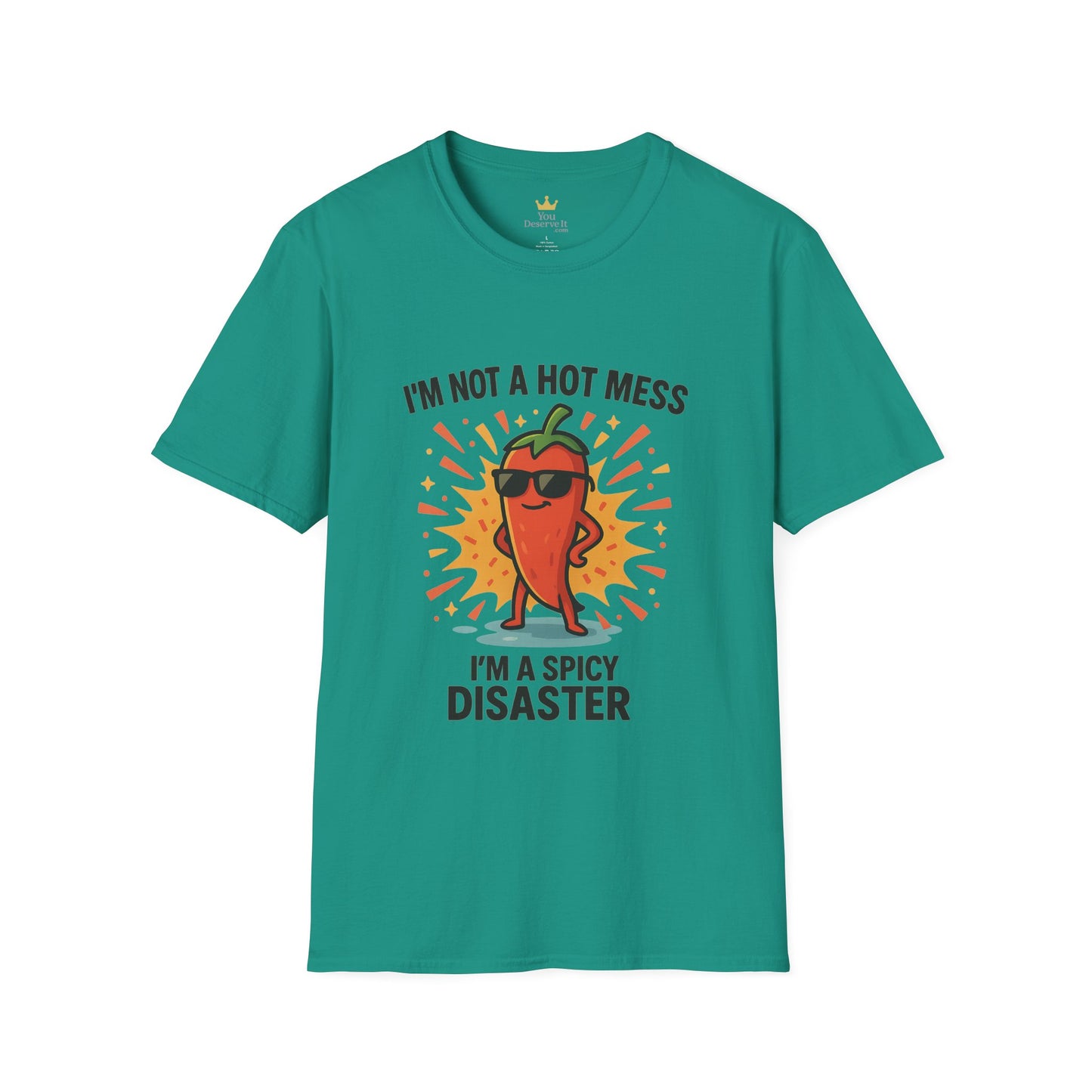 Spicy Disaster T-Shirt - Funny Unisex Tee, Gift for Friends, Casual Wear, Humorous Apparel, Birthday Gift, Summer Vibes