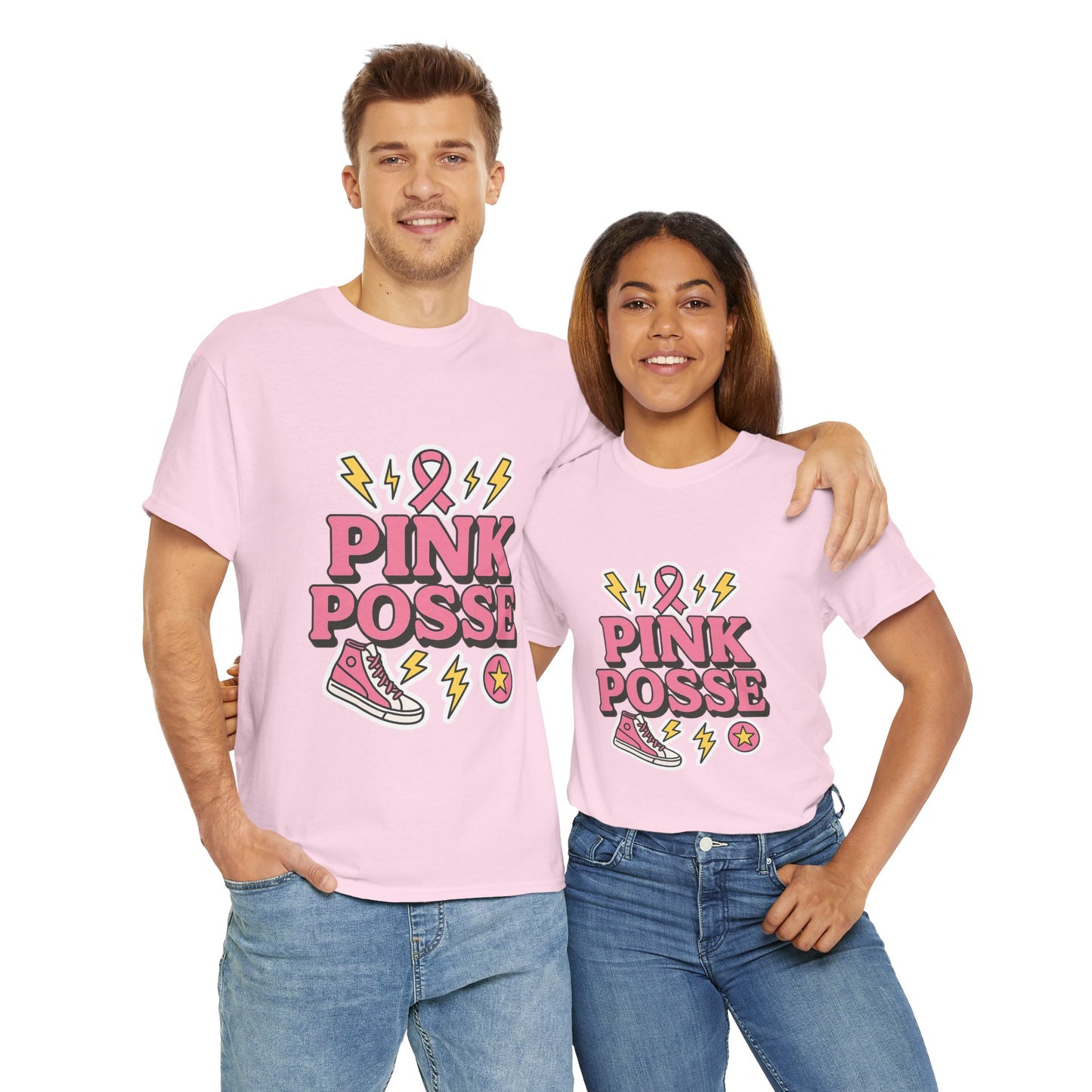 Pink Posse | Retro Breast Cancer Awareness Tee