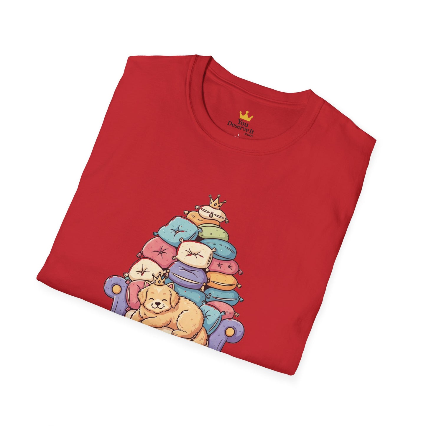Couch Commander T-Shirt, Funny Pet Lover Tee, Dog Themed Gift, Cozy Everyday Shirt, Humorous Animal Apparel, Relaxation Top