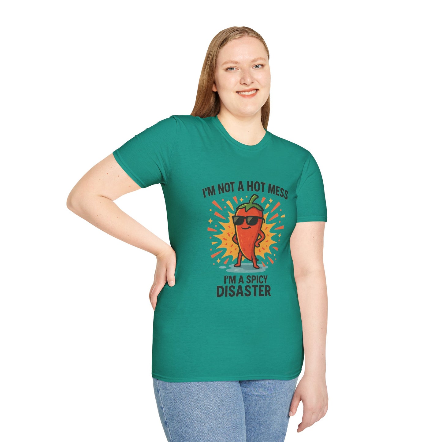 Spicy Disaster T-Shirt - Funny Unisex Tee, Gift for Friends, Casual Wear, Humorous Apparel, Birthday Gift, Summer Vibes