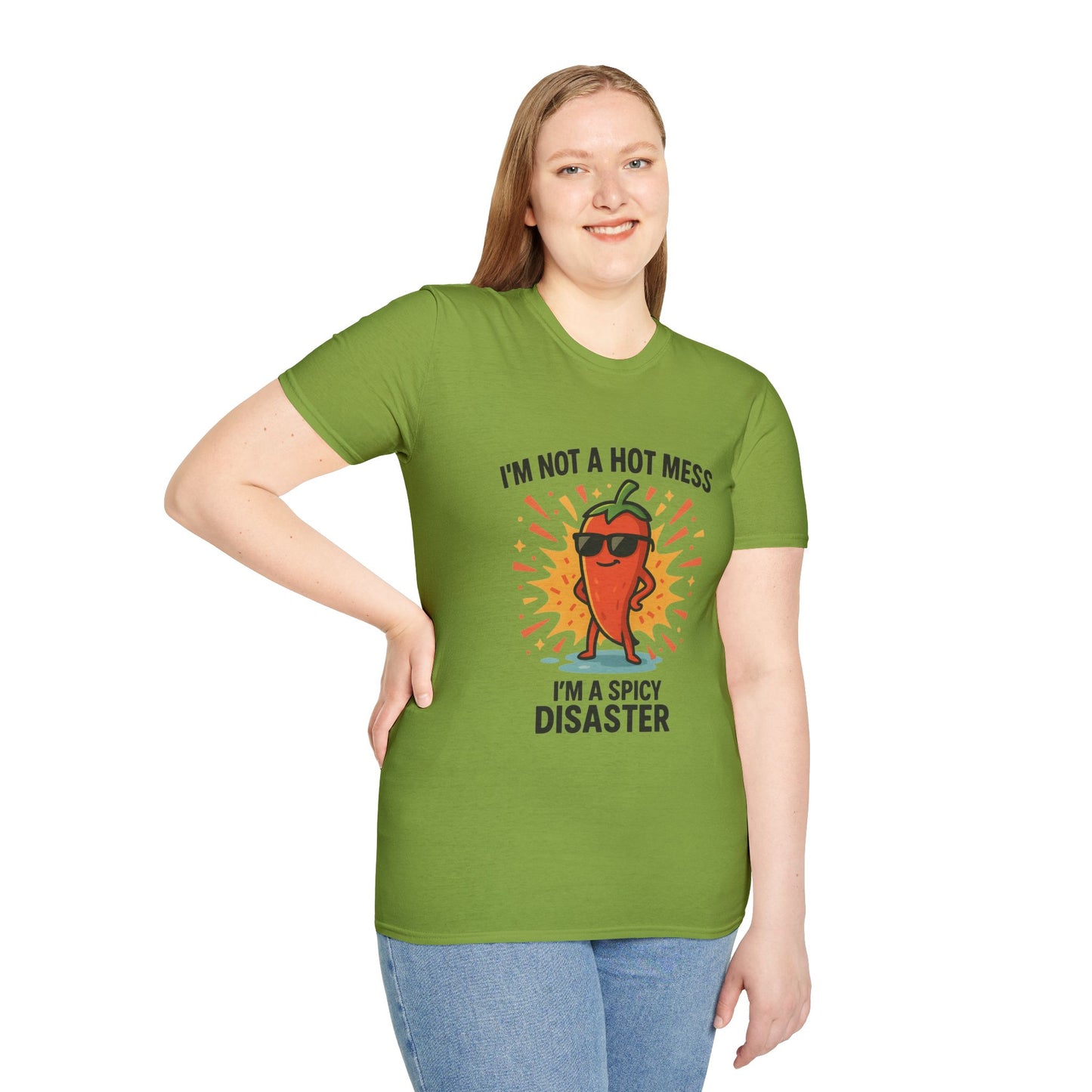 Spicy Disaster T-Shirt - Funny Unisex Tee, Gift for Friends, Casual Wear, Humorous Apparel, Birthday Gift, Summer Vibes