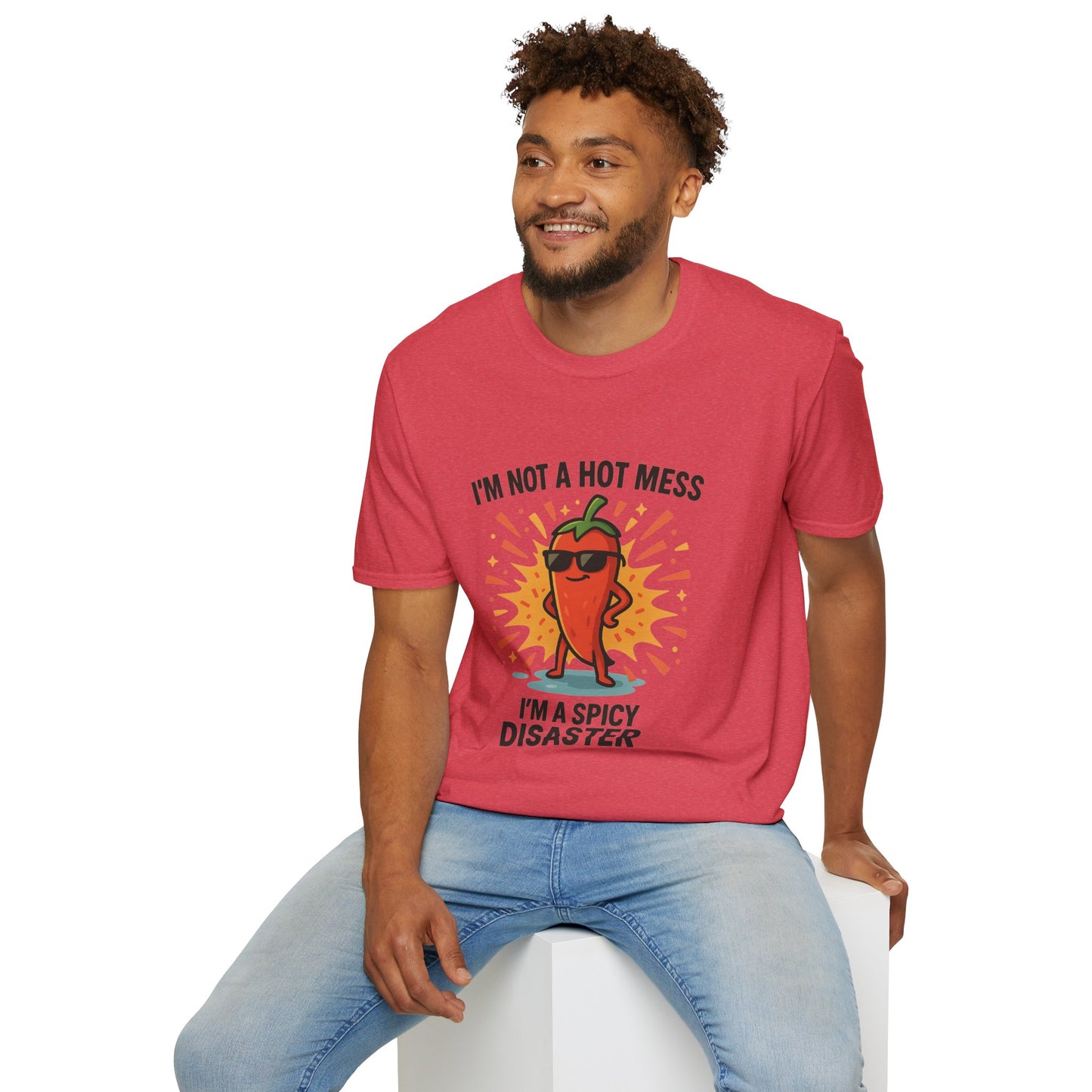 Spicy Disaster T-Shirt - Funny Unisex Tee, Gift for Friends, Casual Wear, Humorous Apparel, Birthday Gift, Summer Vibes