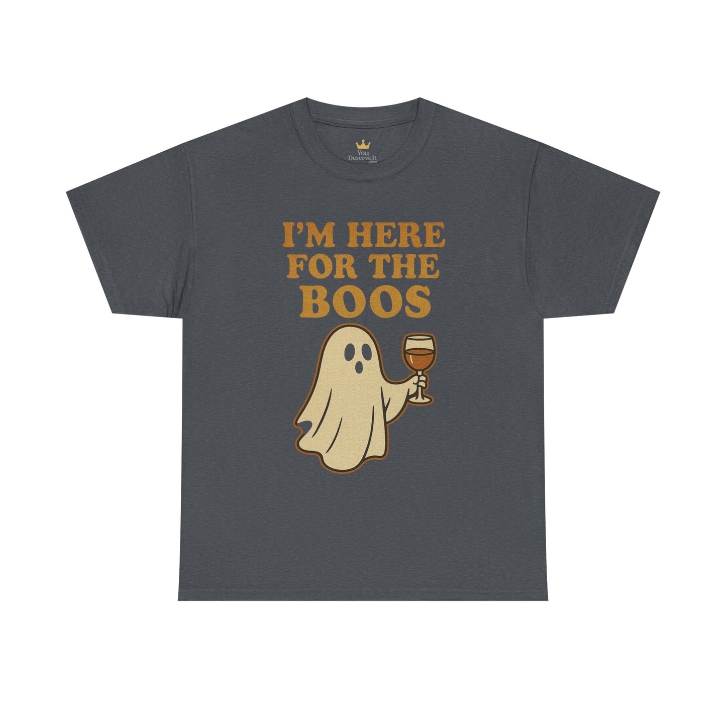 I'm Here for the Boos | Funny Halloween Wine Shirt
