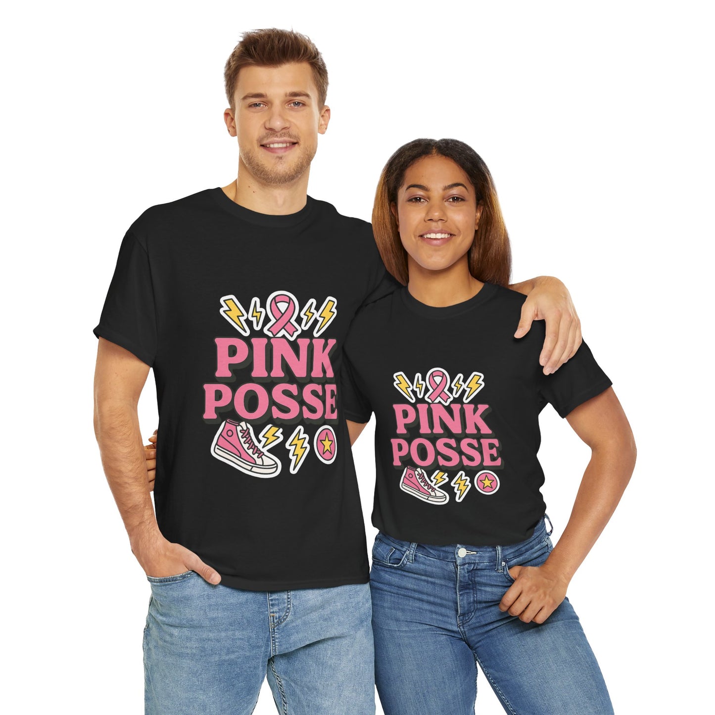 Pink Posse | Retro Breast Cancer Awareness Tee