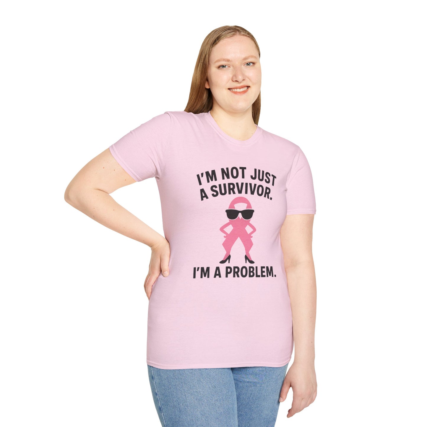 Not Just a Survivor | I'm a Problem | Breast Cancer Attitude Tee