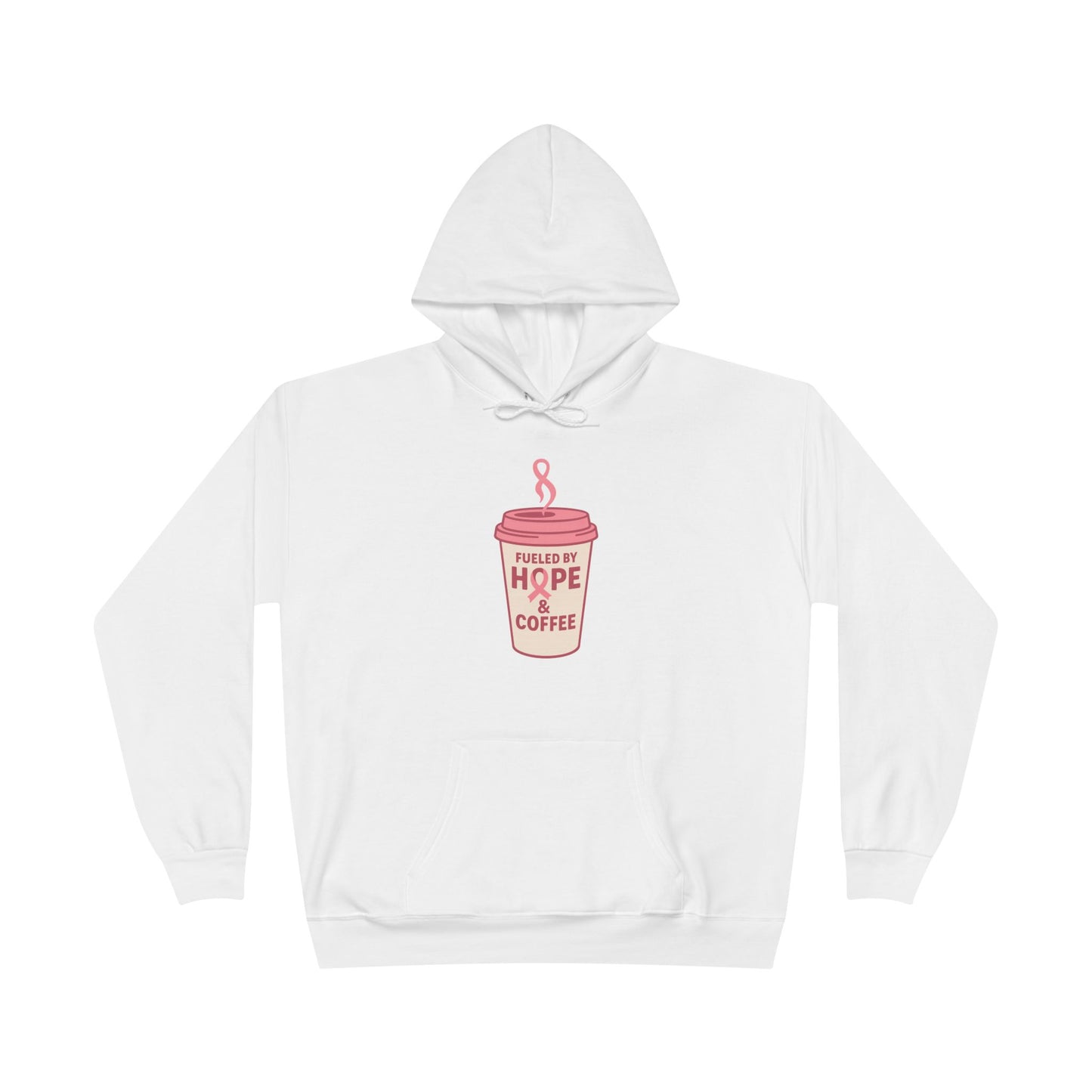 Fueled by Hope & Coffee | Cozy Hoodie for Coffee Lovers