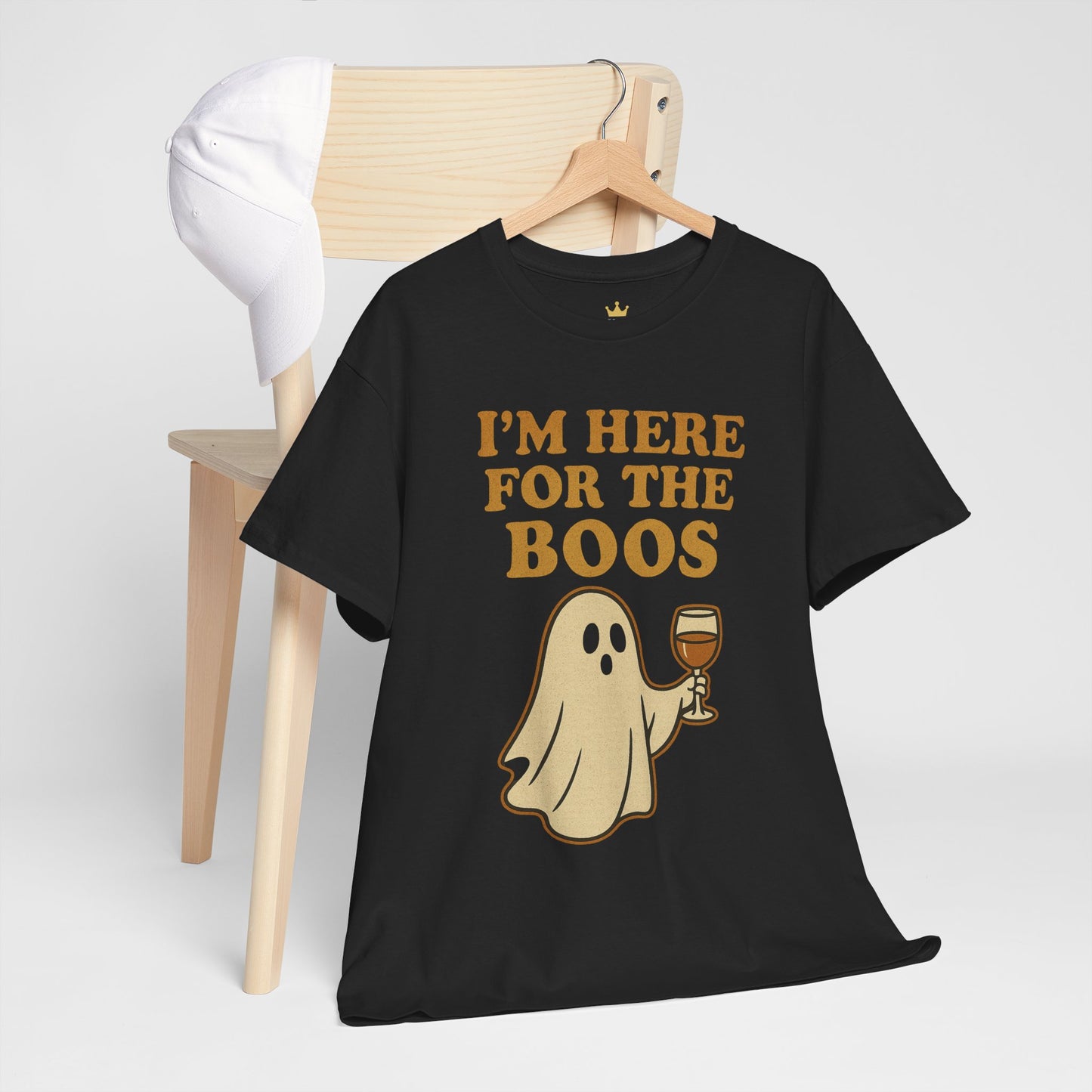 I'm Here for the Boos | Funny Halloween Wine Shirt