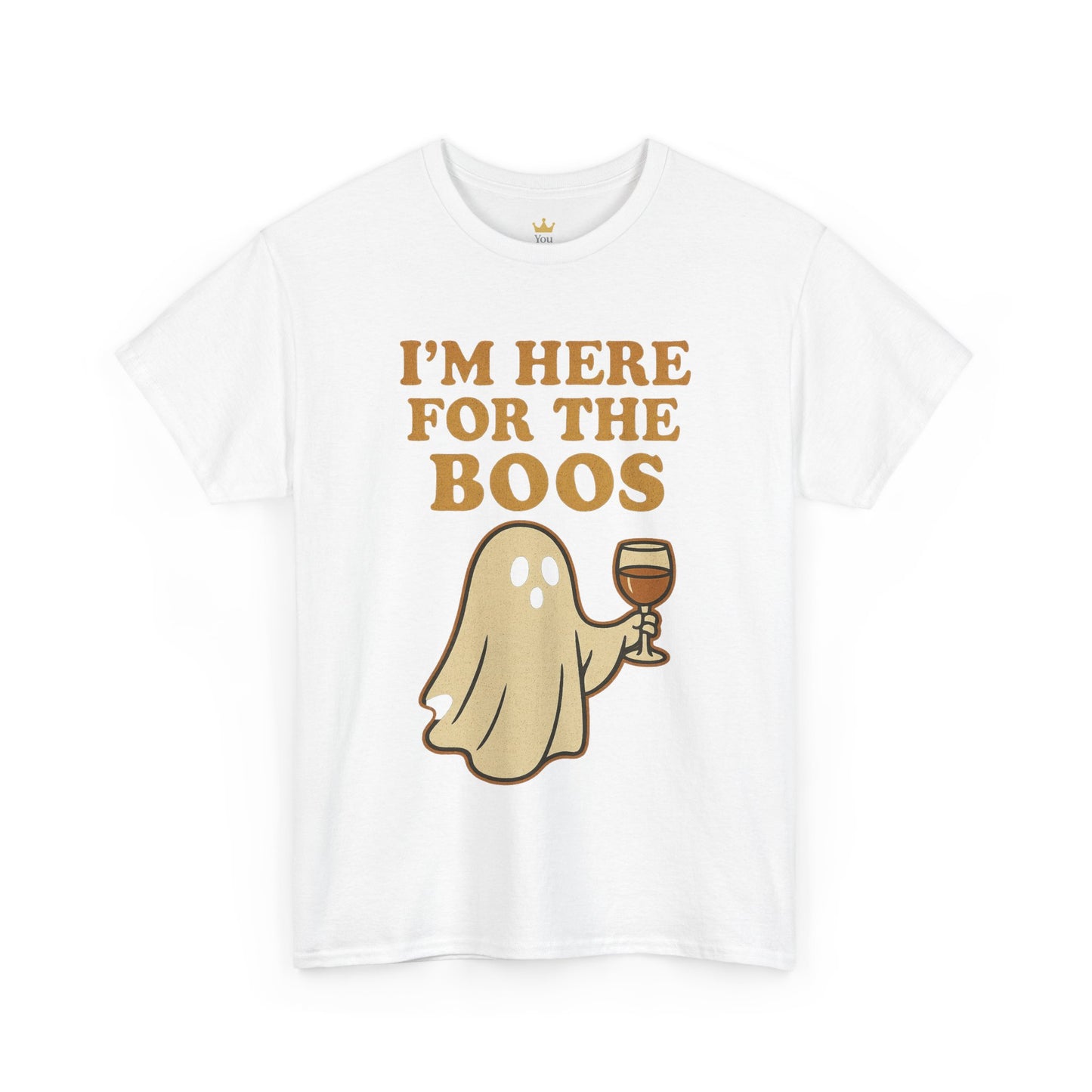 I'm Here for the Boos | Funny Halloween Wine Shirt