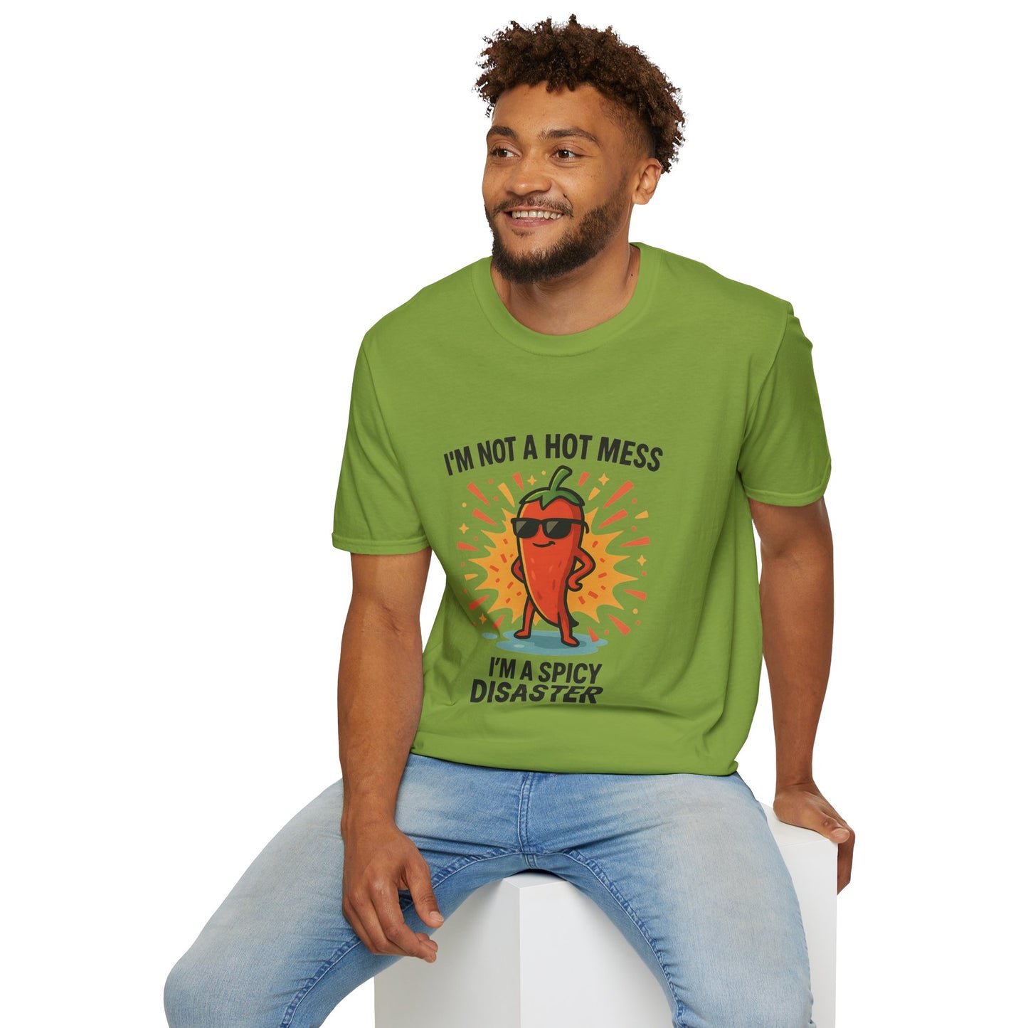 Spicy Disaster T-Shirt - Funny Unisex Tee, Gift for Friends, Casual Wear, Humorous Apparel, Birthday Gift, Summer Vibes