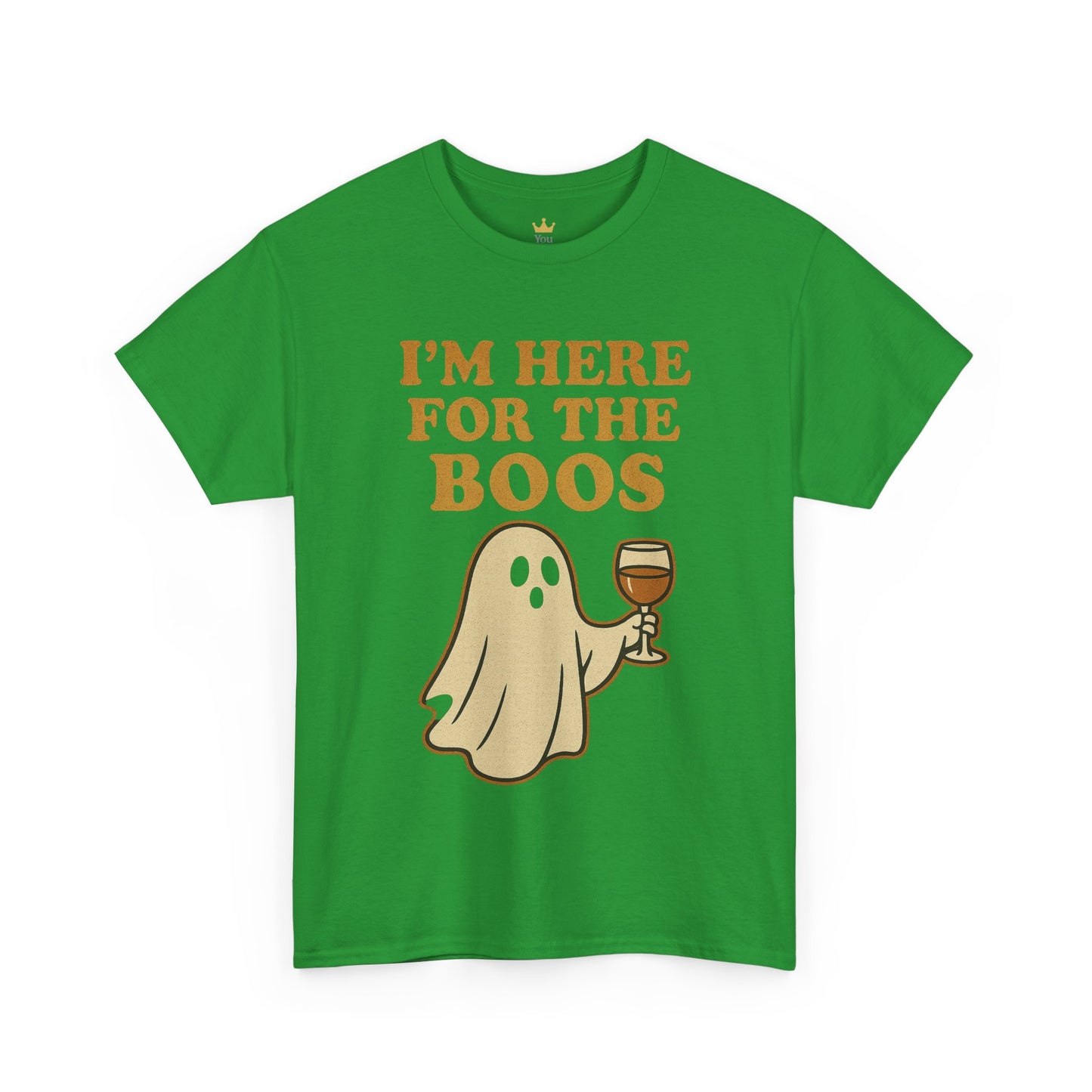 I'm Here for the Boos | Funny Halloween Wine Shirt
