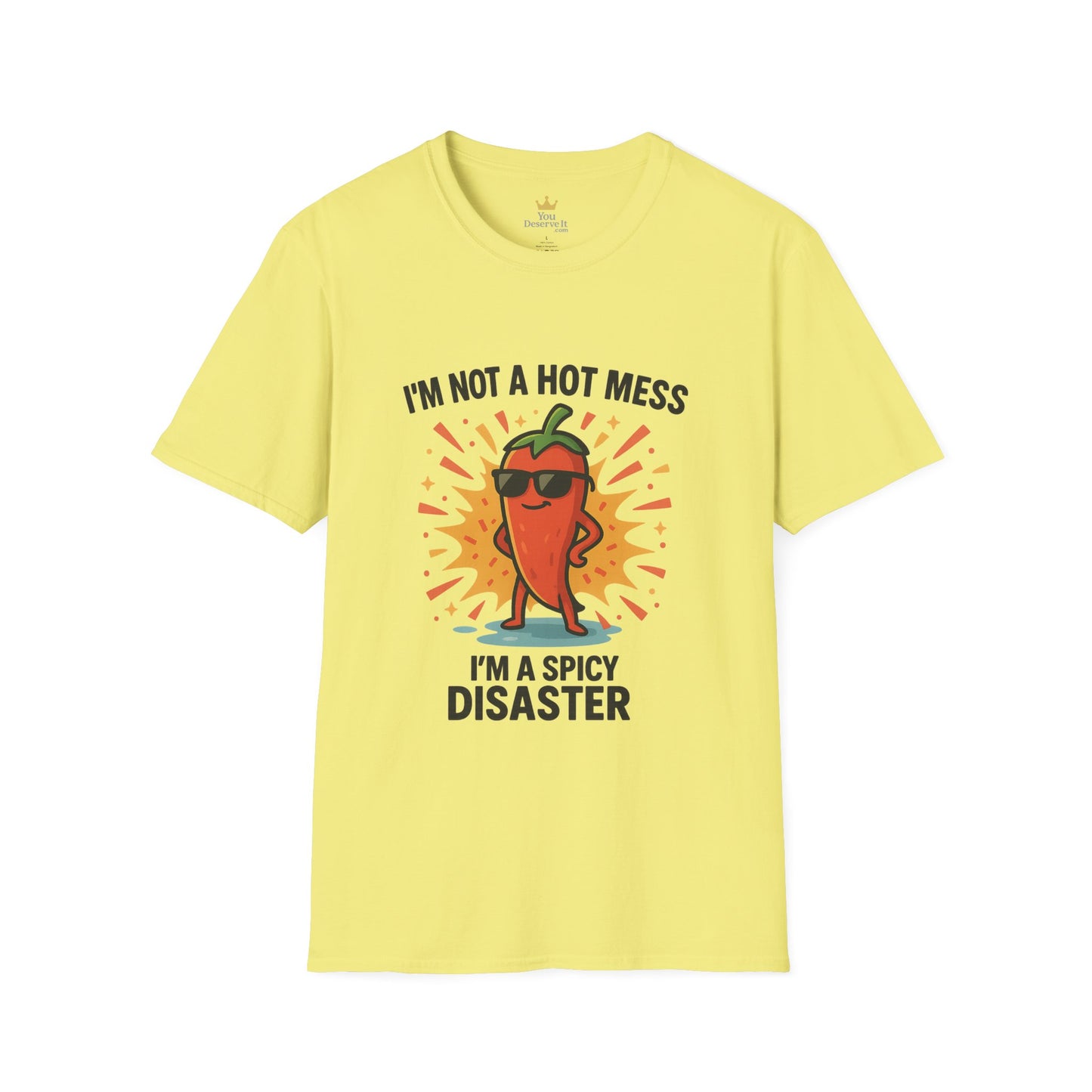 Spicy Disaster T-Shirt - Funny Unisex Tee, Gift for Friends, Casual Wear, Humorous Apparel, Birthday Gift, Summer Vibes