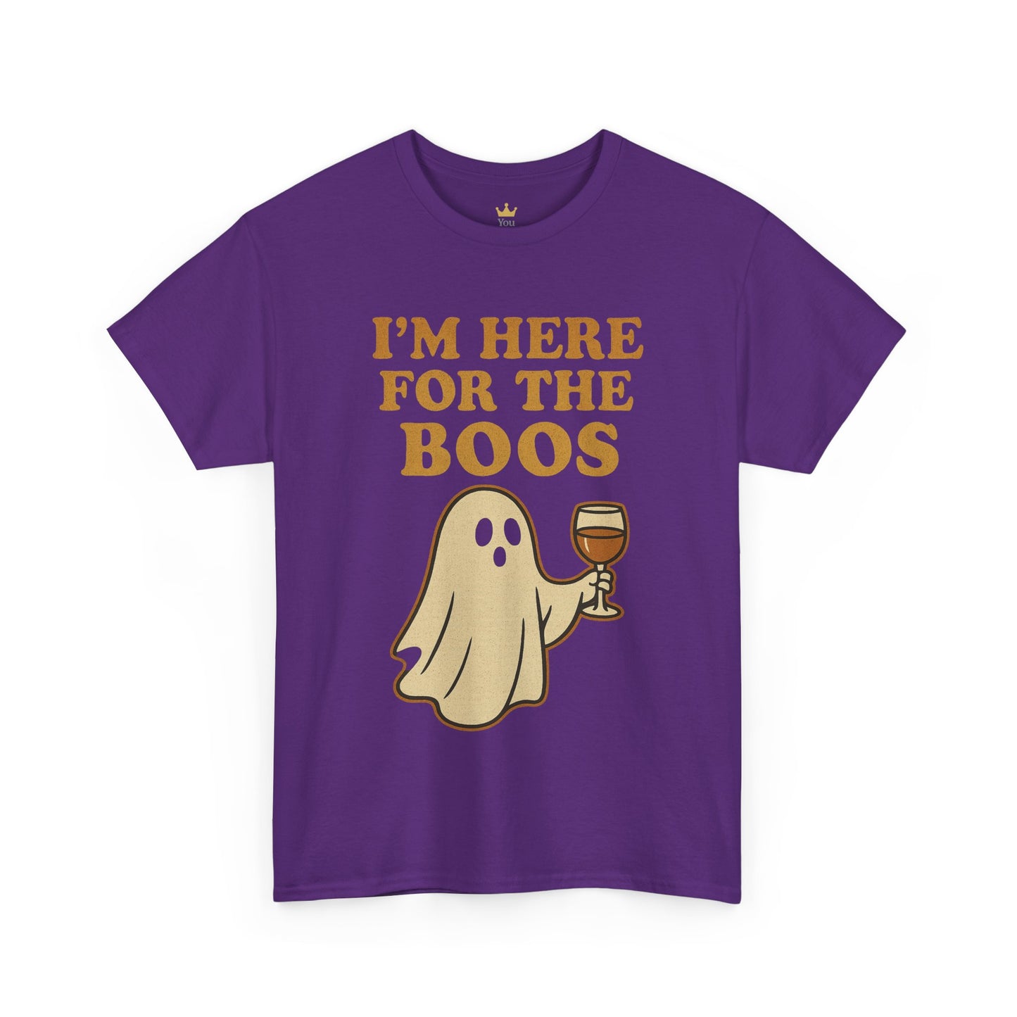 I'm Here for the Boos | Funny Halloween Wine Shirt