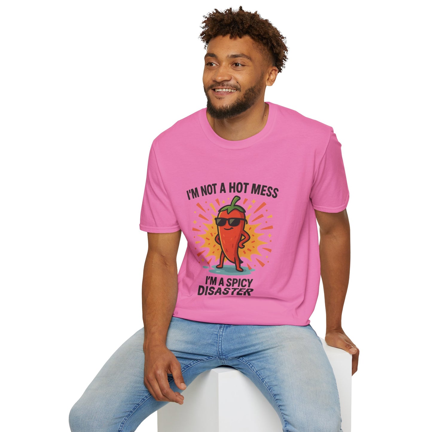 Spicy Disaster T-Shirt - Funny Unisex Tee, Gift for Friends, Casual Wear, Humorous Apparel, Birthday Gift, Summer Vibes