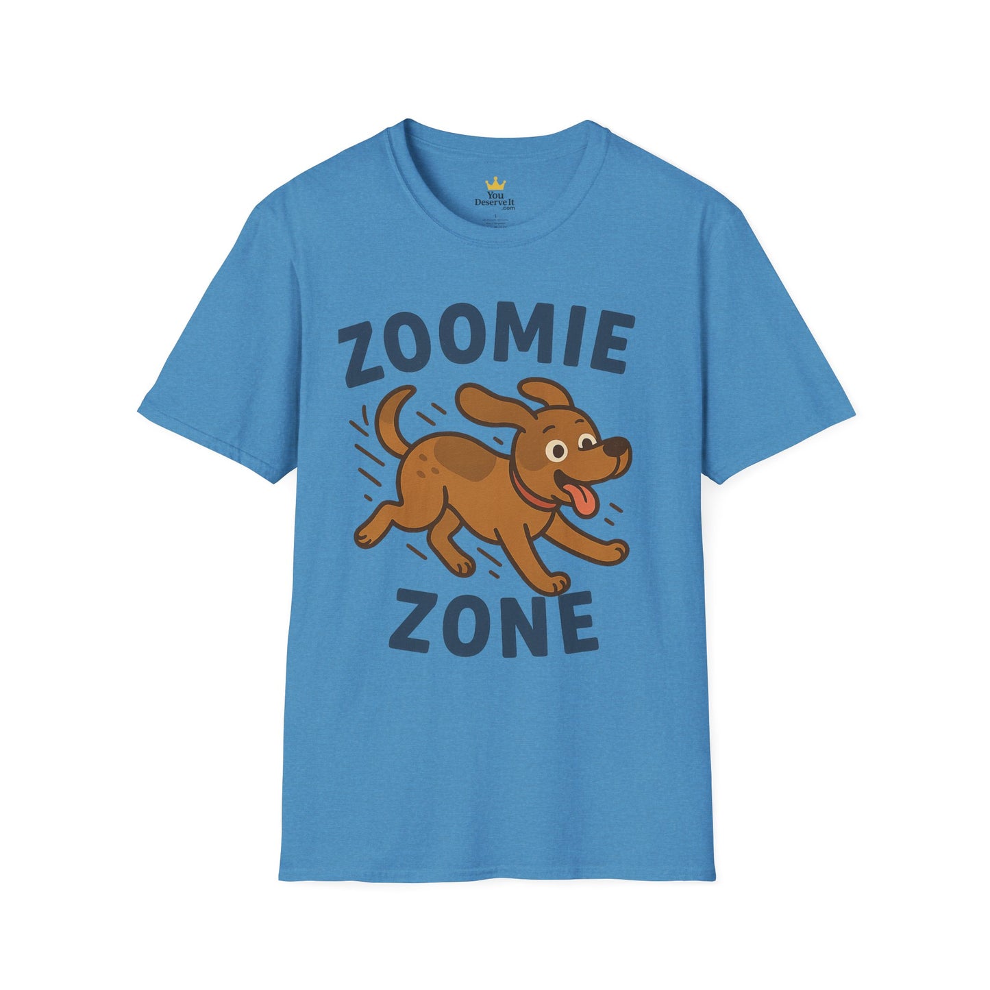 Unisex Dog Lover T-Shirt, Zoomie Zone Tee, Cute Pet Shirt, Funny Animal Humor Top, Gifts for Dog Owners, Playful Canine Apparel