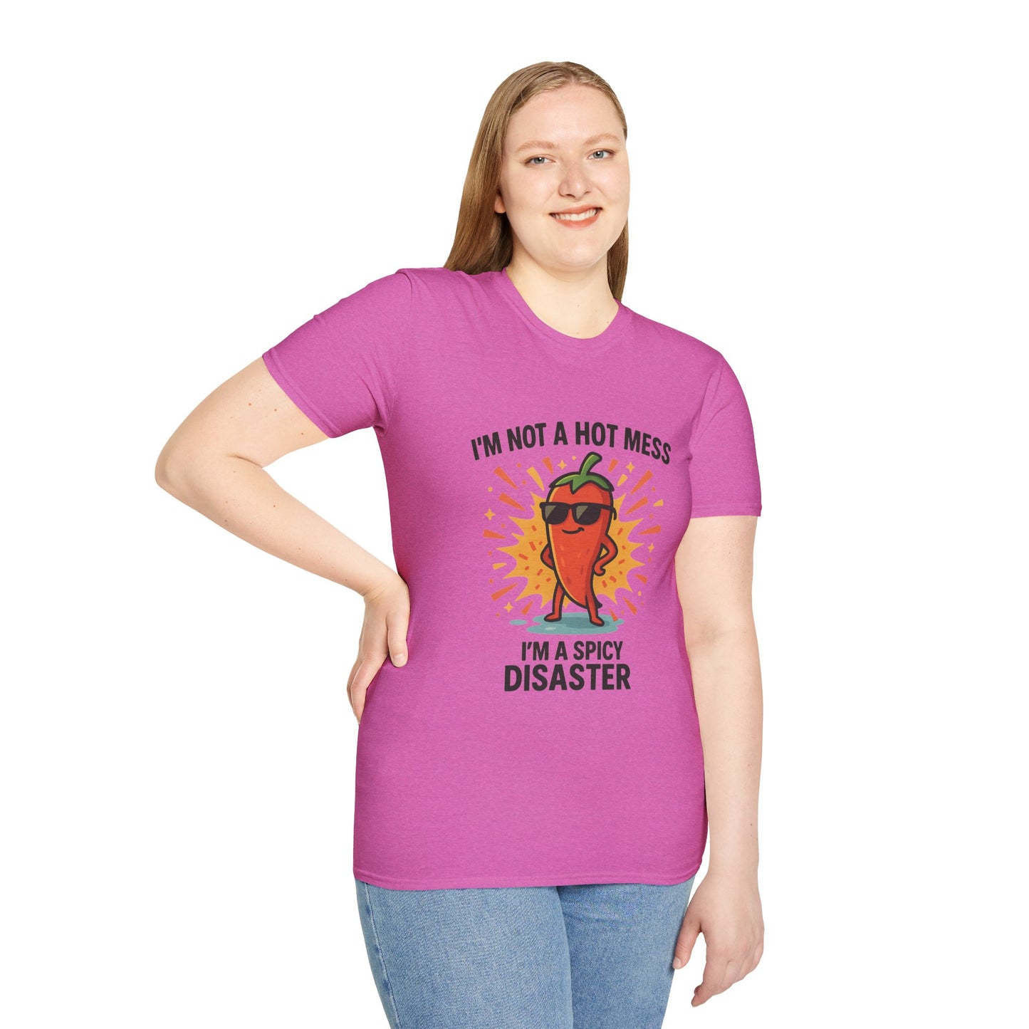 Spicy Disaster T-Shirt - Funny Unisex Tee, Gift for Friends, Casual Wear, Humorous Apparel, Birthday Gift, Summer Vibes