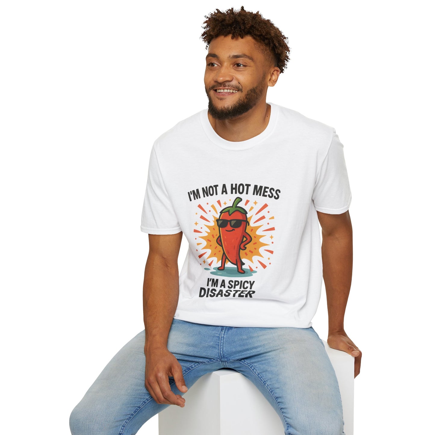 Spicy Disaster T-Shirt - Funny Unisex Tee, Gift for Friends, Casual Wear, Humorous Apparel, Birthday Gift, Summer Vibes